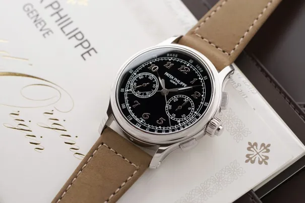 Patek Philippe Split-Seconds Chronograph 5370P-001 41mm Platinum Black 5