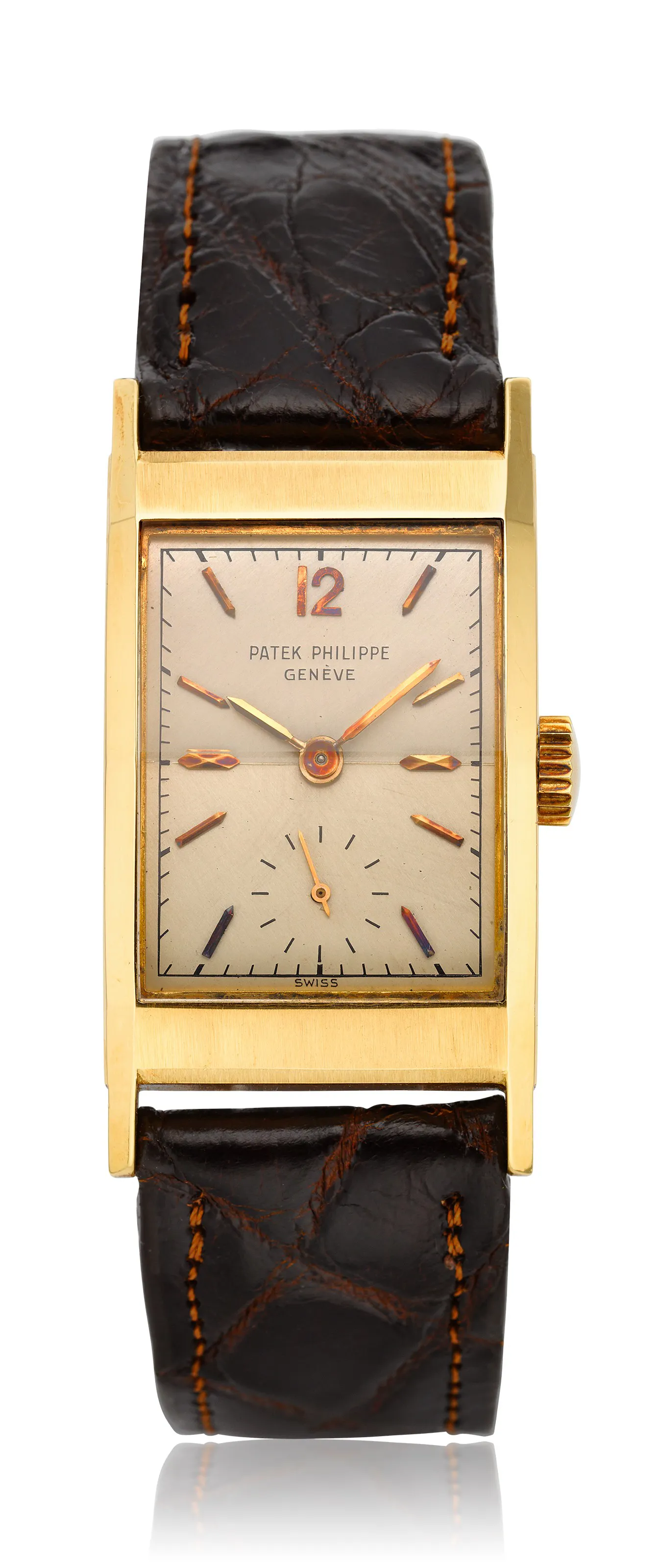 Patek Philippe Tegola 2461 22.5mm Yellow gold Silvered