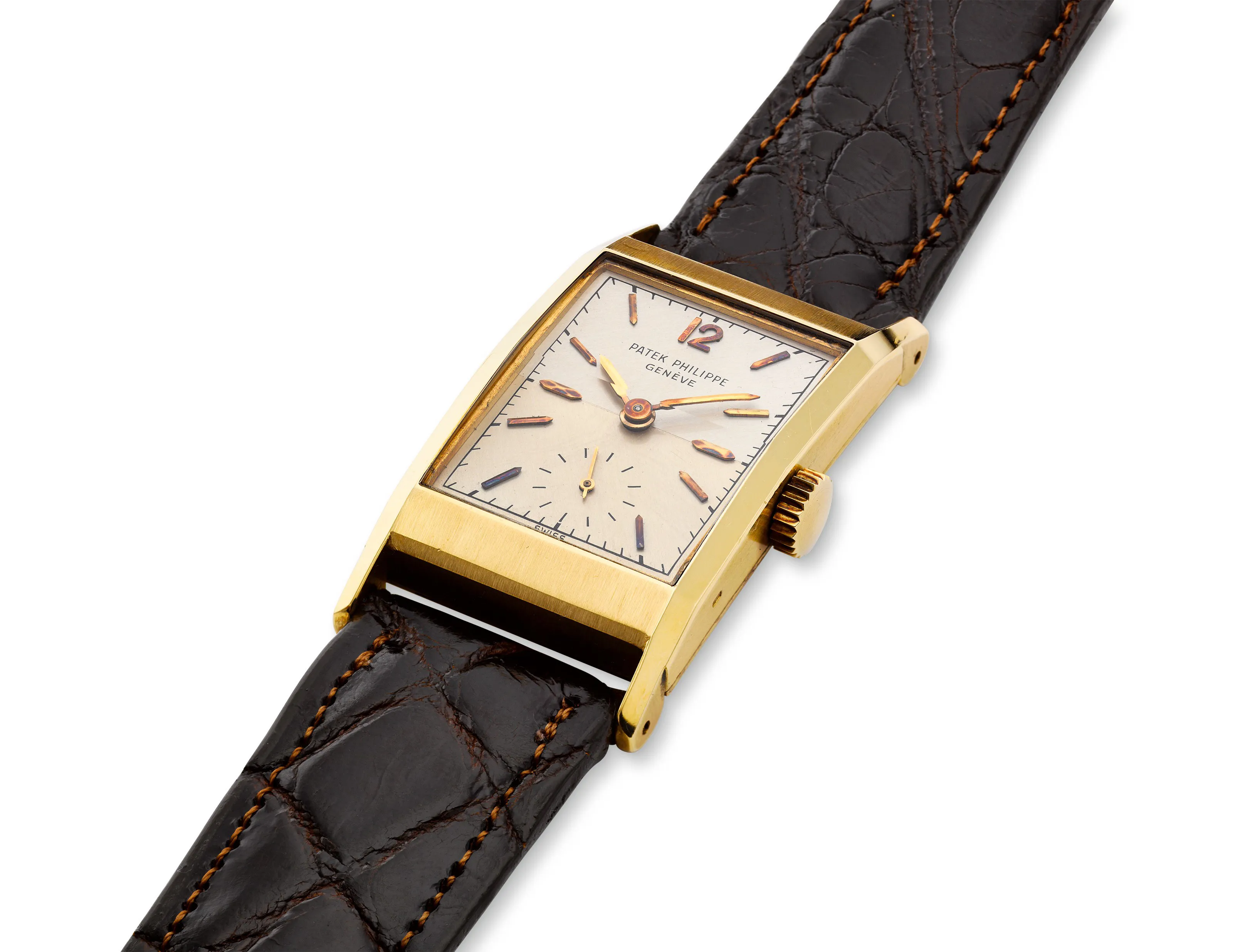 Patek Philippe Tegola 2461 22.5mm Yellow gold Silvered 1