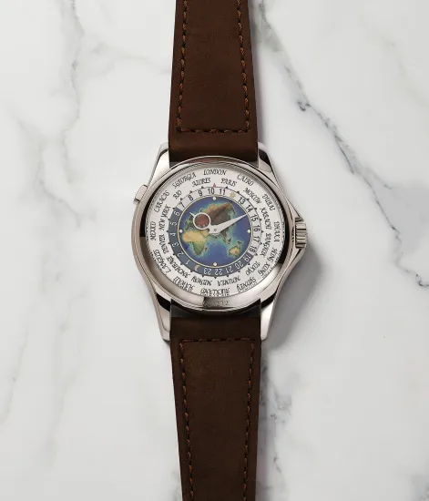 Patek Philippe World Time 5131G 40mm White gold Cloisonné enamel