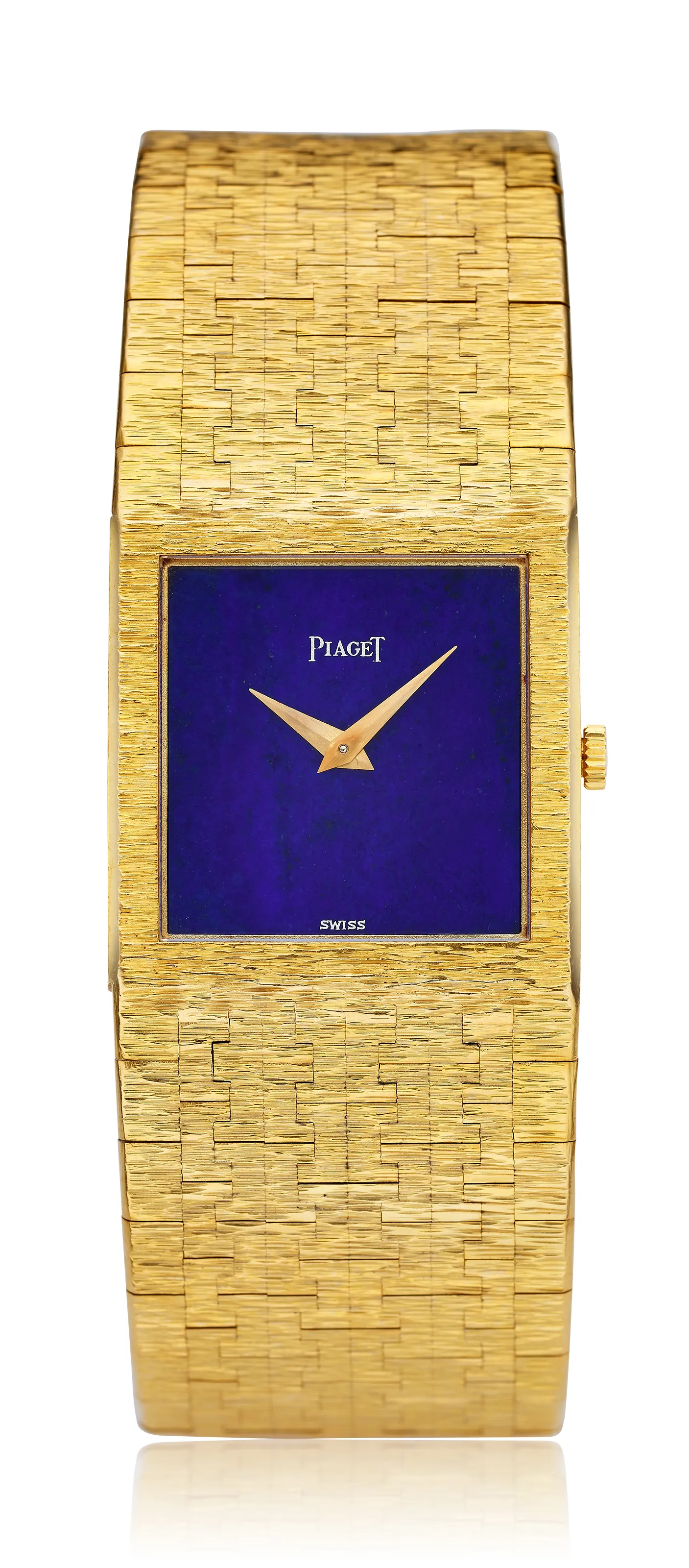 Piaget 9133 A 6 23mm Yellow gold Lapis lazuli