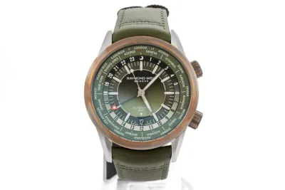 Raymond Weil Freelancer 2765-SBC-52001 40.5mm Bronze and Stainless steel Green