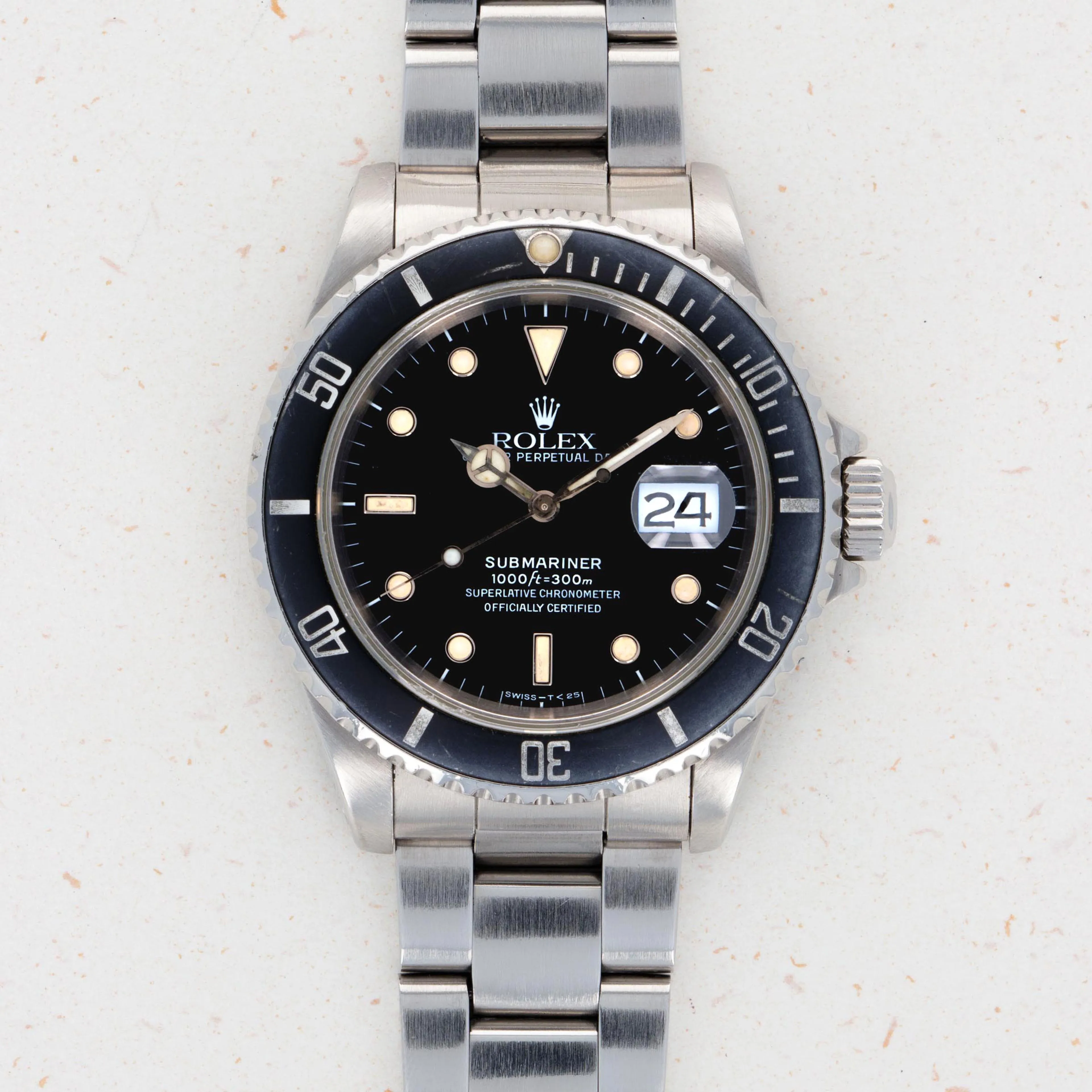 Rolex Submariner 16610LN 40mm Stainless steel Black