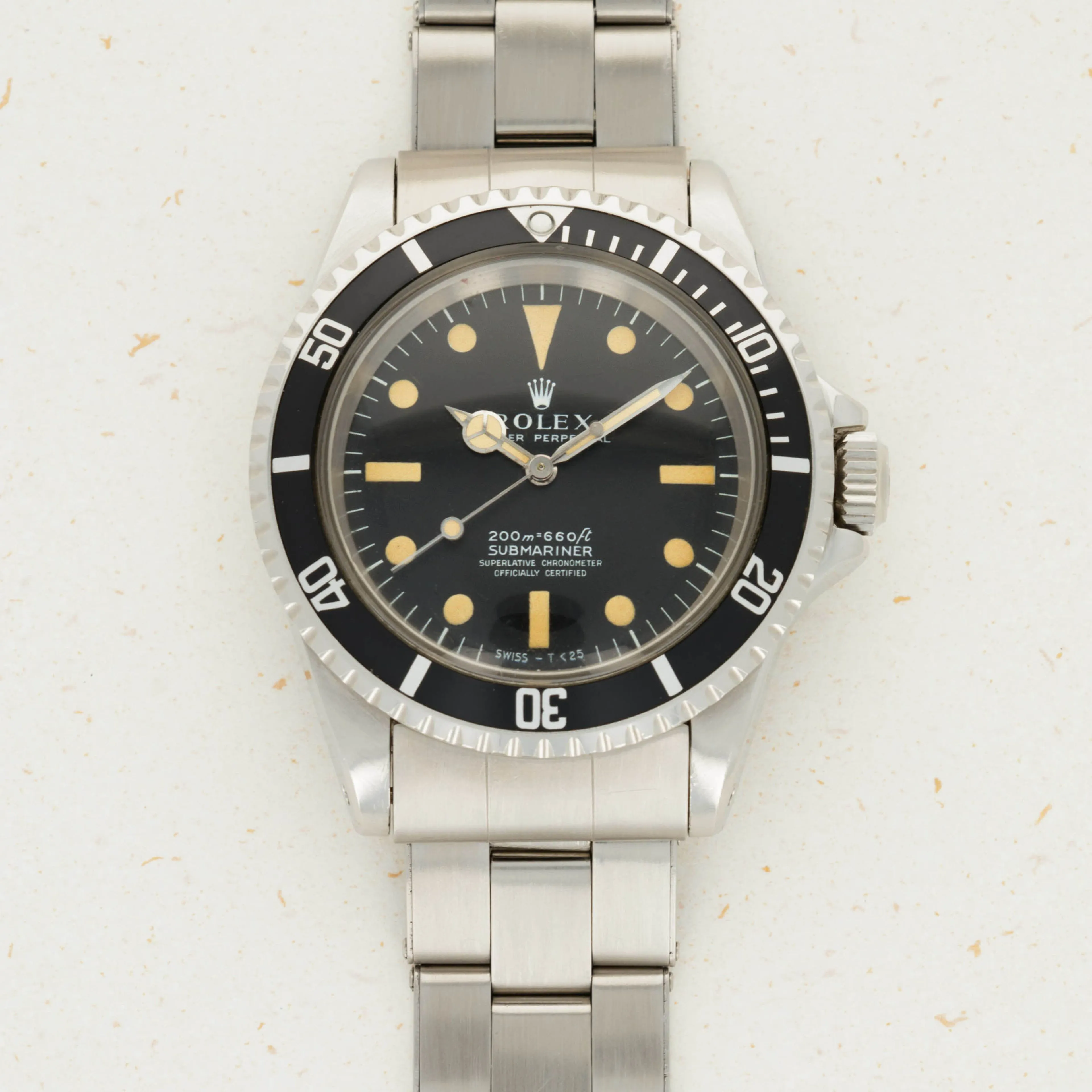 Rolex Submariner 5512 40mm Stainless steel Black