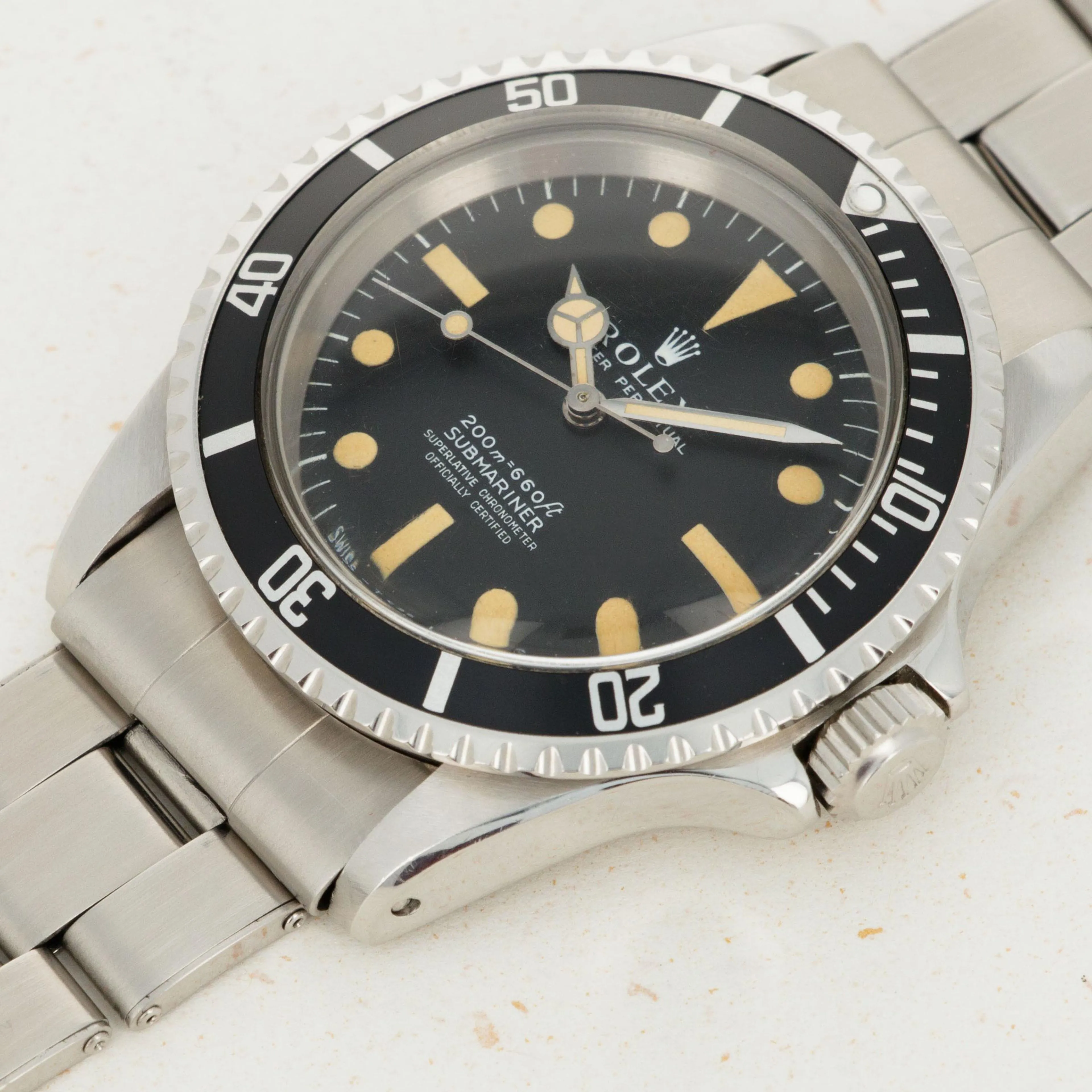 Rolex Submariner 5512 40mm Stainless steel Black 2