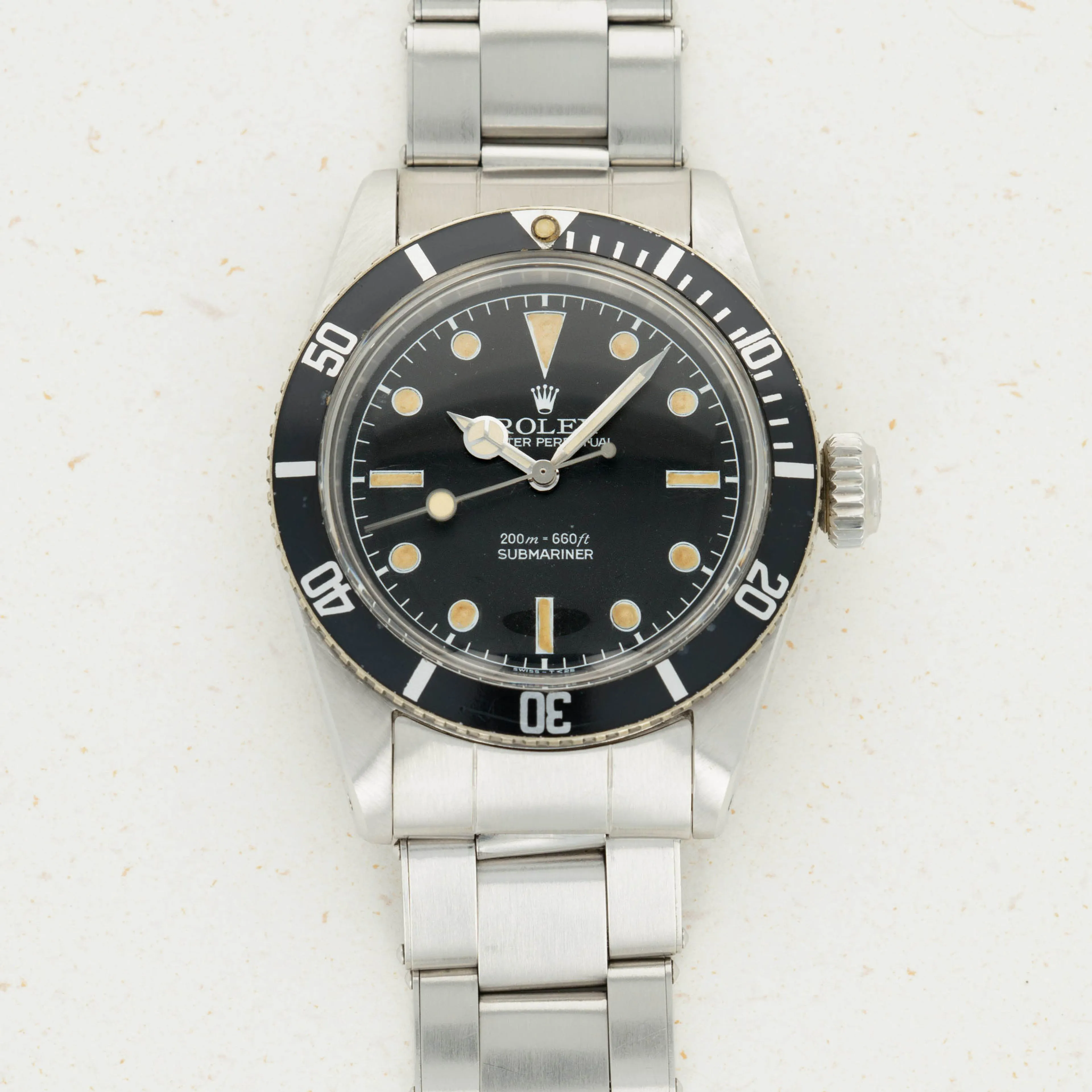 Rolex Submariner 6538 37.5mm Stainless steel Black