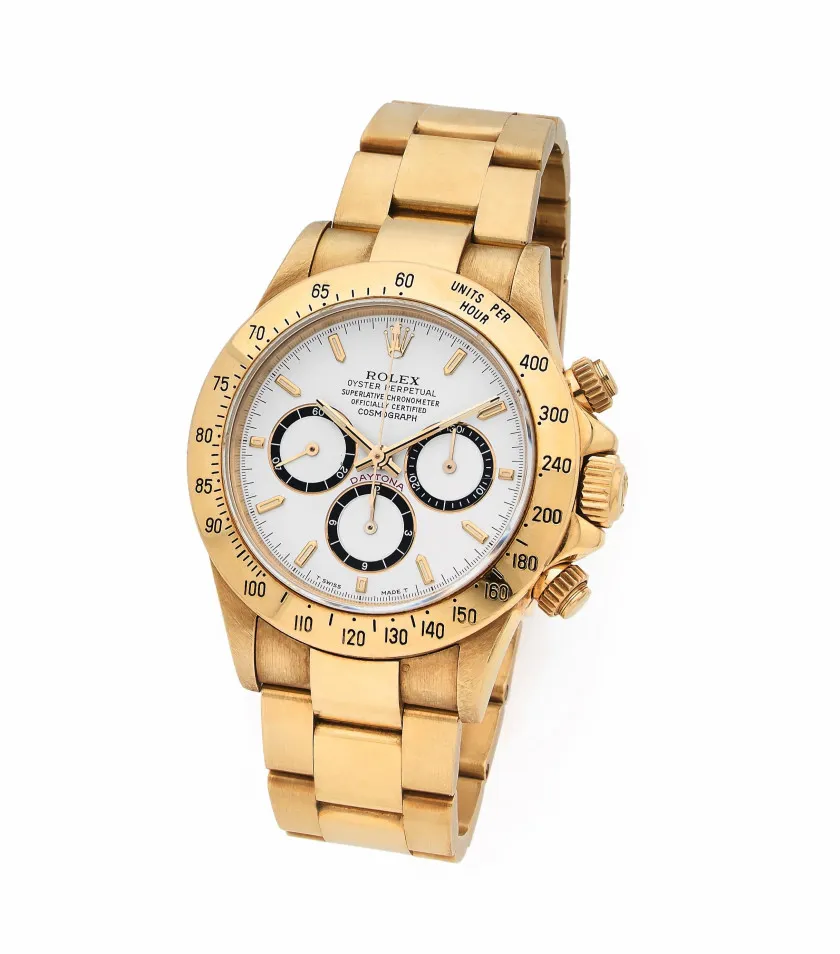 Rolex Daytona 16528 40mm Yellow gold White