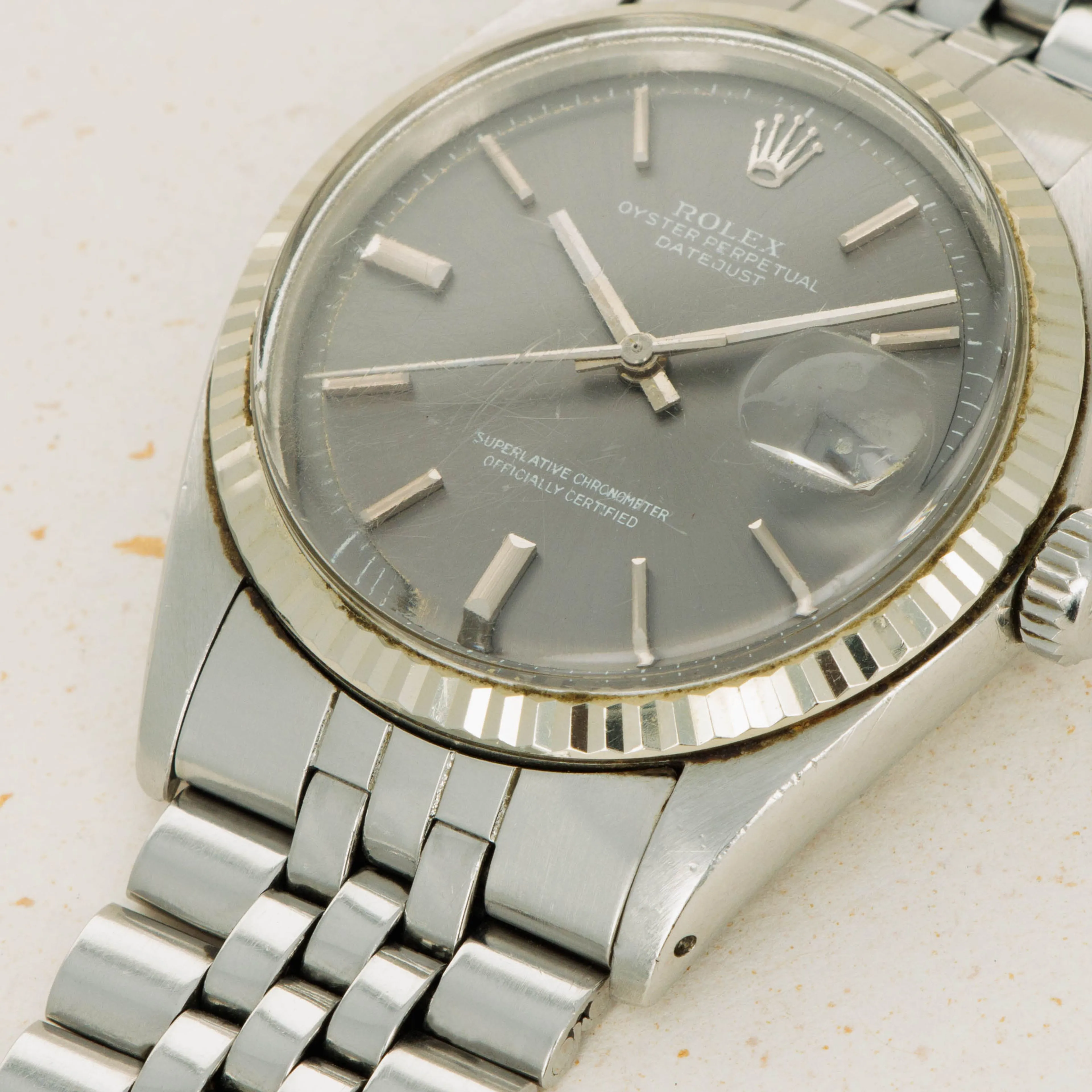 Rolex Datejust 1601 36mm Stainless steel Slate grey 2