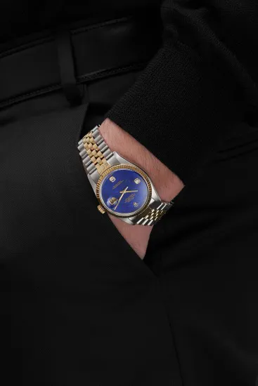 Rolex Datejust 36 16013 36mm Stainless steel and 18k gold Lapis Lazuli and Diamond-set 2