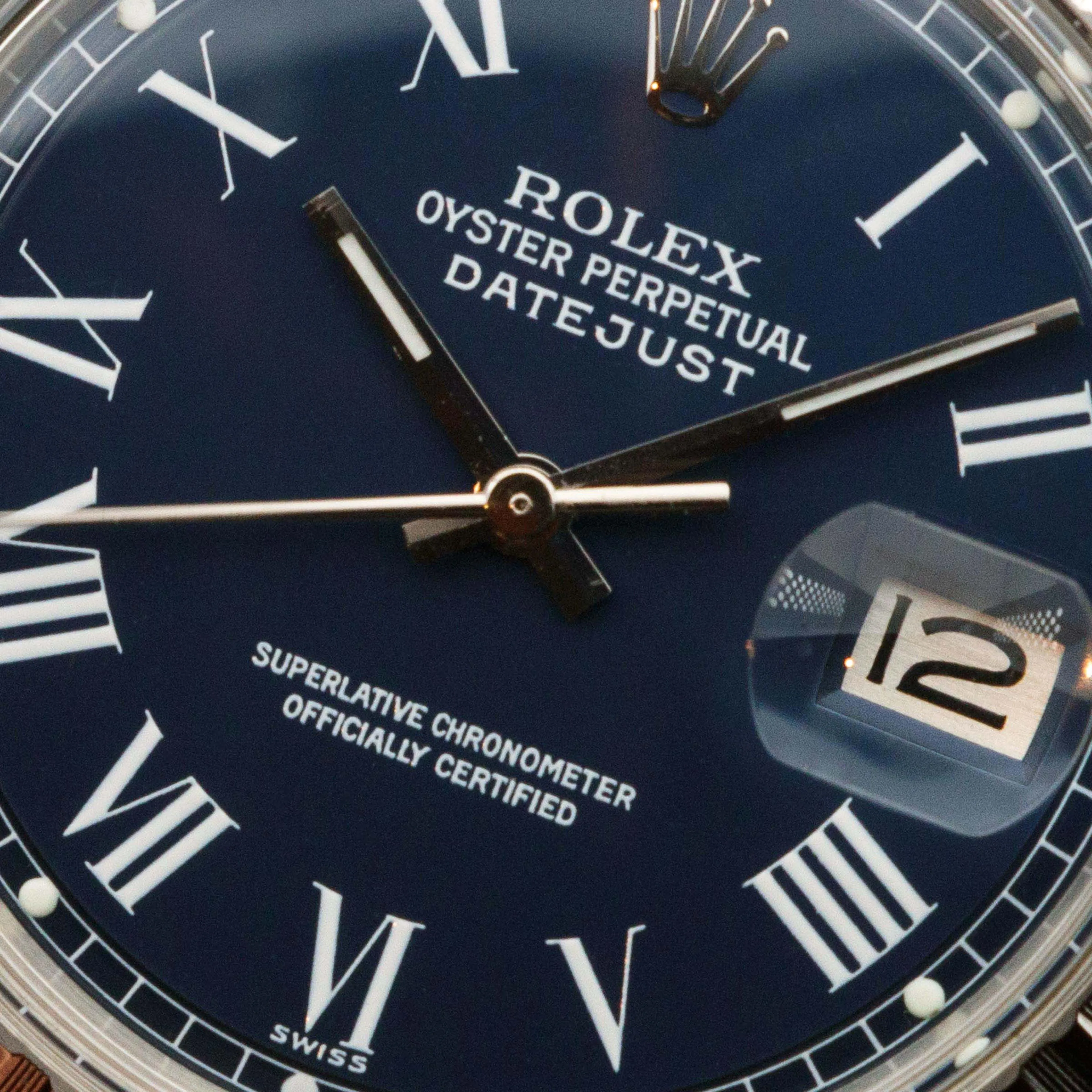 Rolex Datejust 1603 36mm Stainless steel Blue 10