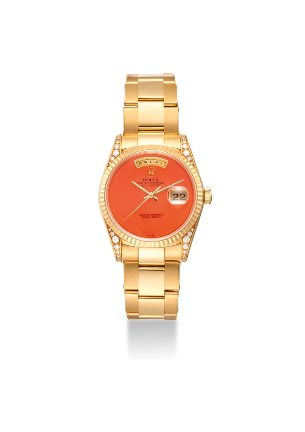 Rolex Day-Date 36 18338 36mm Yellow gold Orange 1