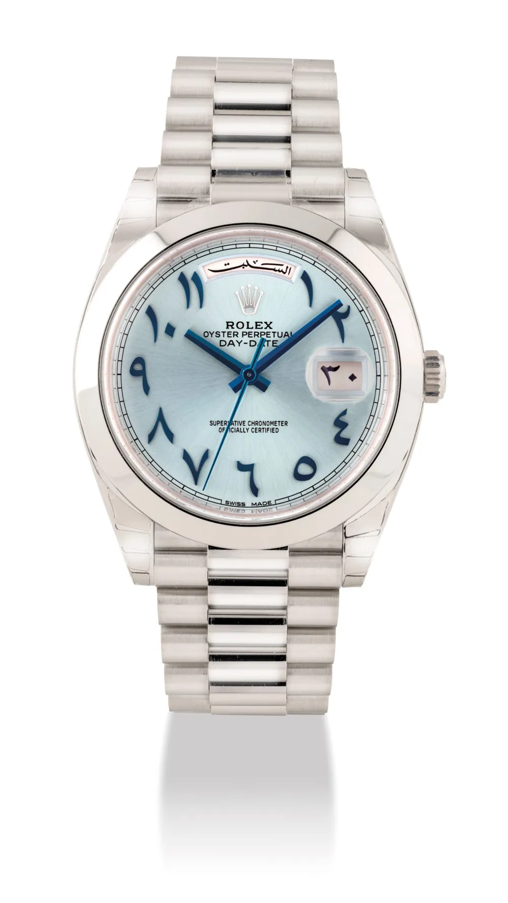 Rolex Day-Date 40 228206 40mm Platinum Blue 1