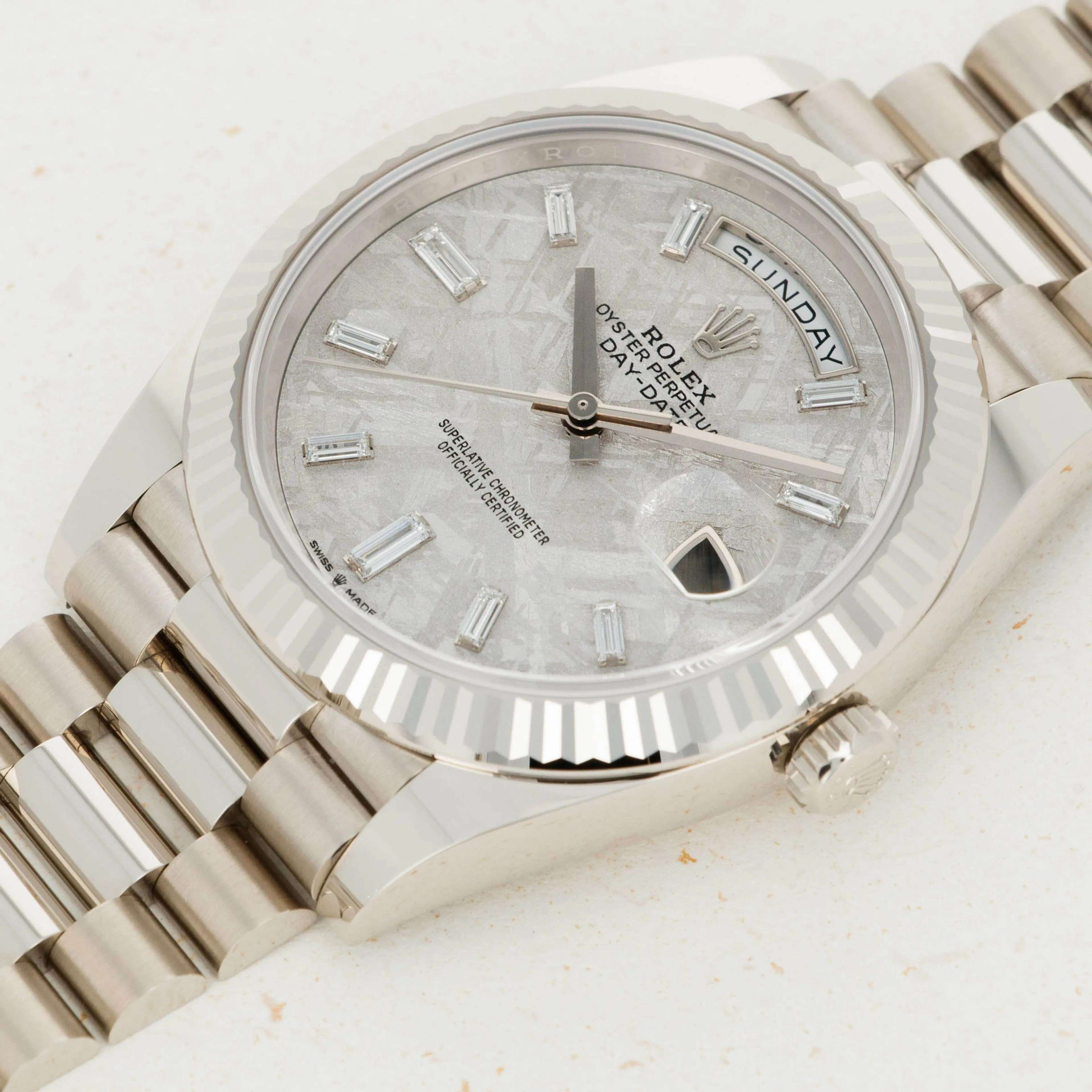 Rolex Day-Date 40 228239 40mm White gold Meteorite 2