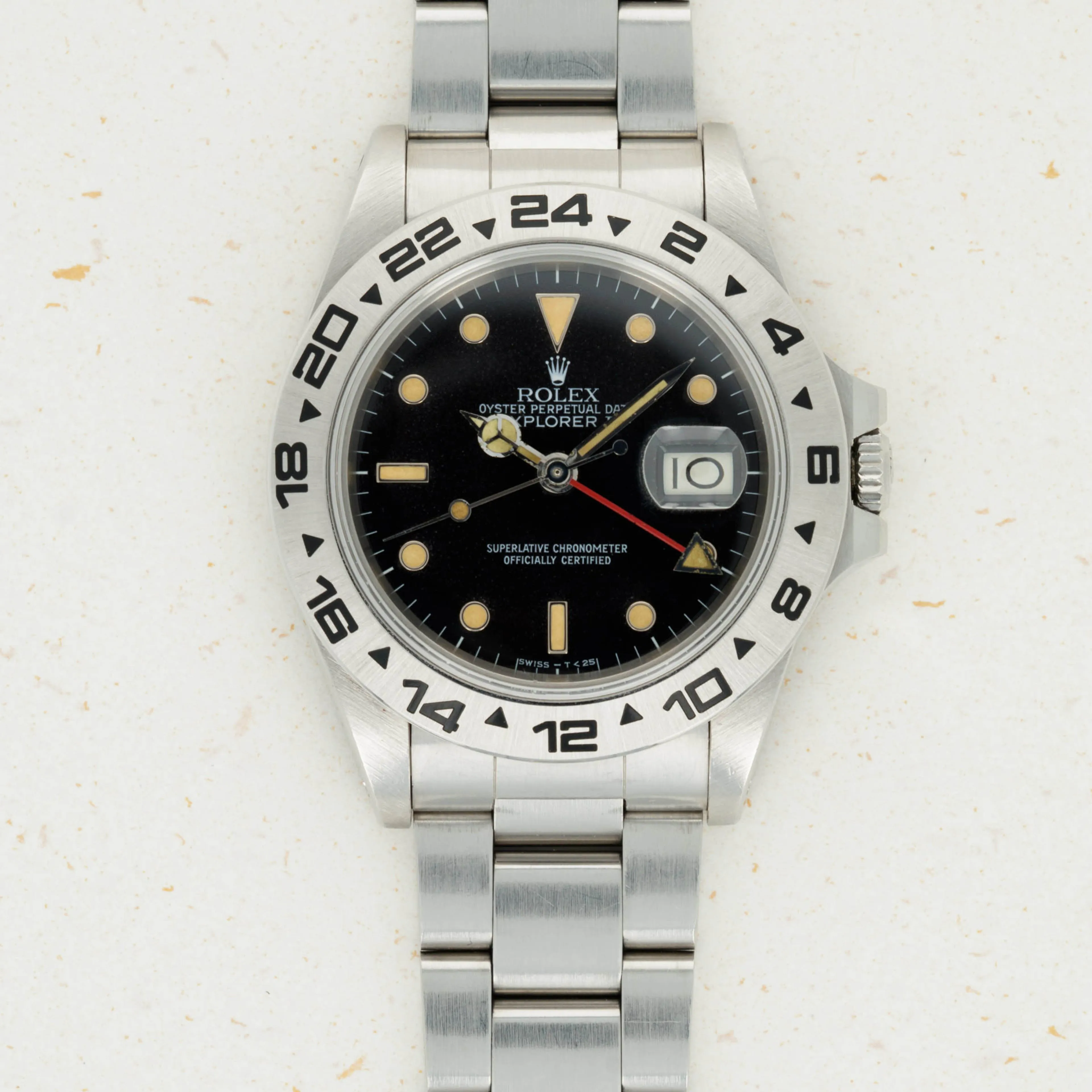 Rolex Explorer II 16550 40mm Stainless steel Black