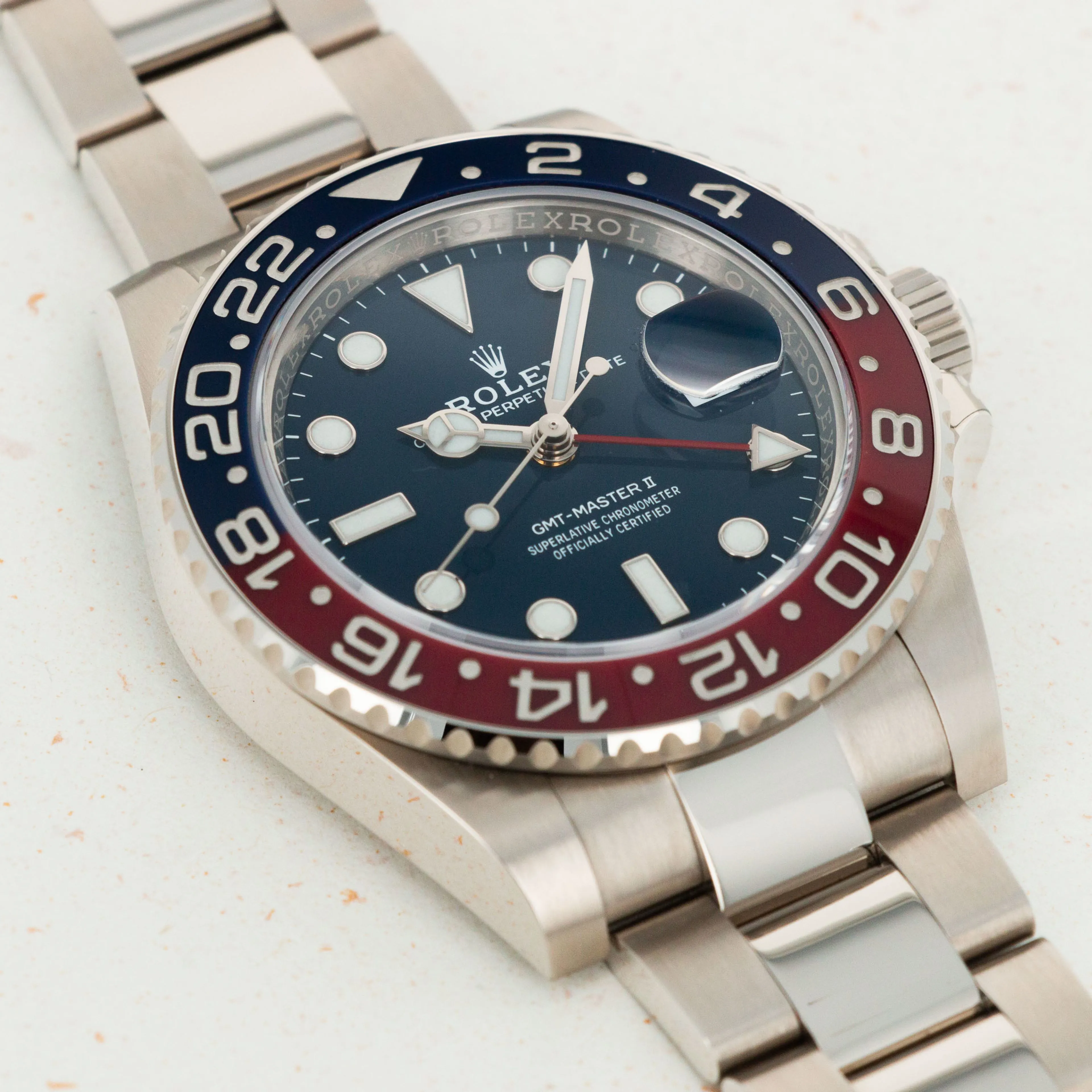 Rolex GMT-Master II 126719BLRO 40mm White gold Blue 2