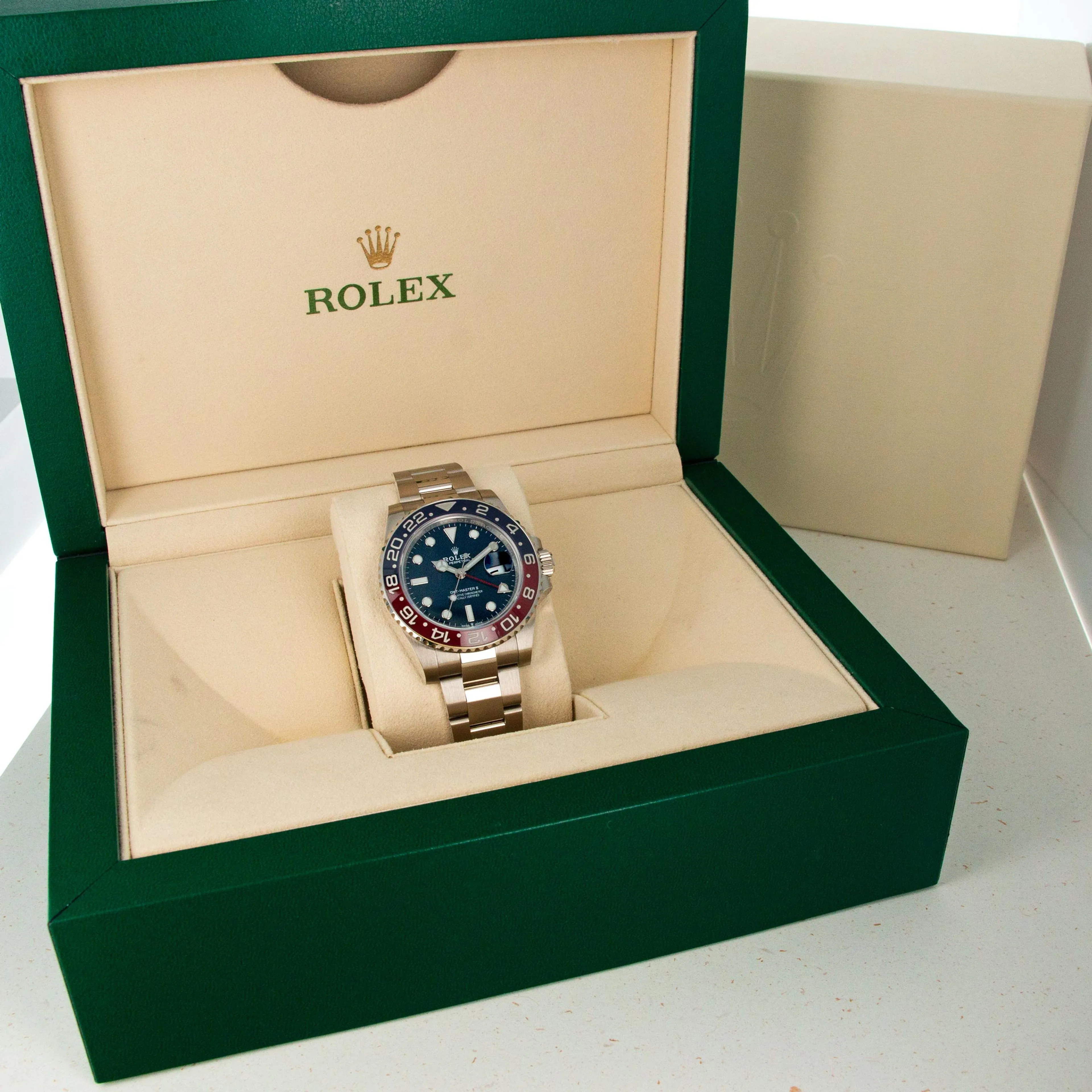 Rolex GMT-Master II 126719BLRO 40mm White gold Blue 14