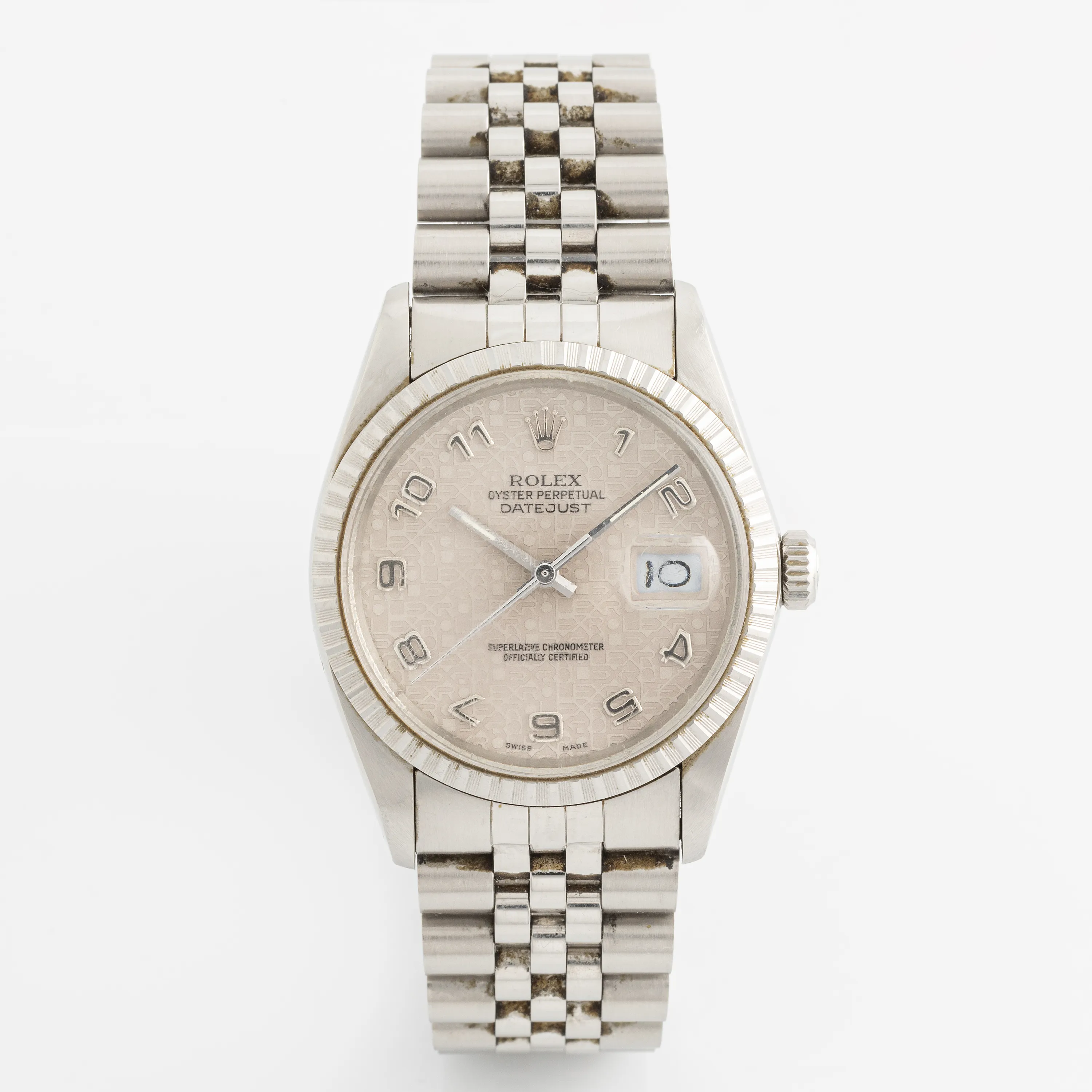 Rolex Datejust 36 16030 36mm Stainless steel Cream