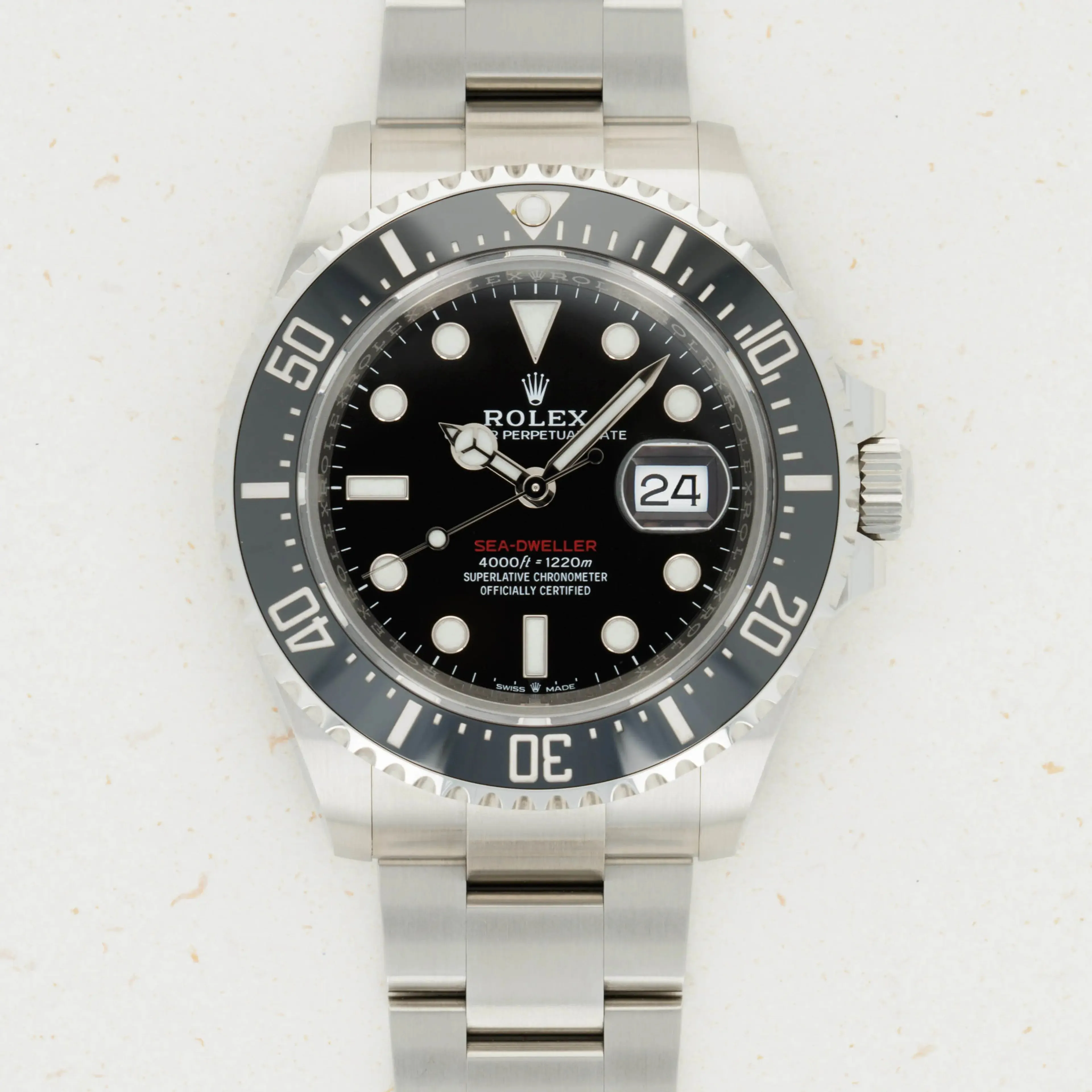 Rolex Sea-Dweller 126600 44mm Stainless steel Black