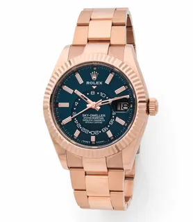 Rolex Sky-Dweller 336934 Rose gold Blue