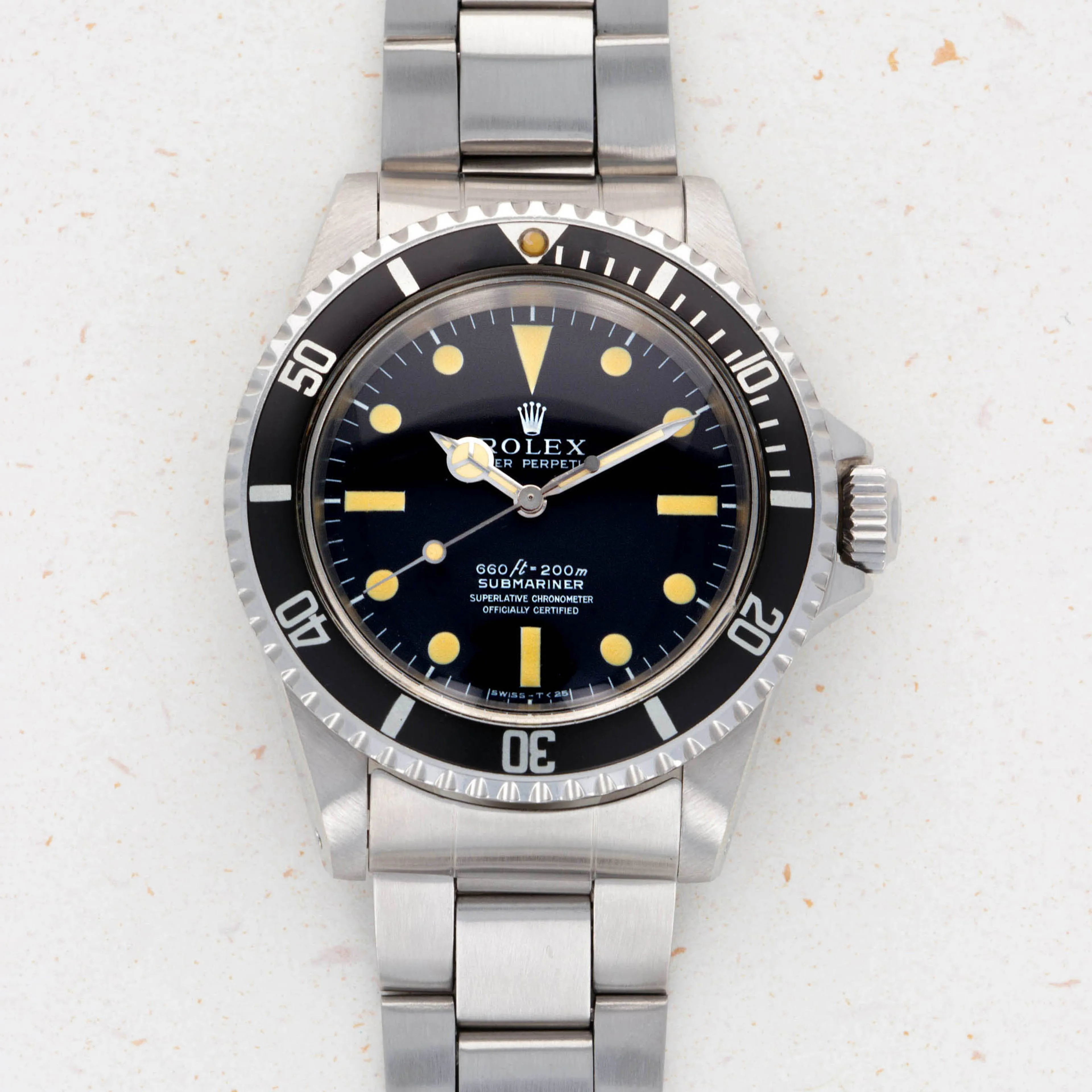 Rolex Submariner 5512 40mm Stainless steel Black