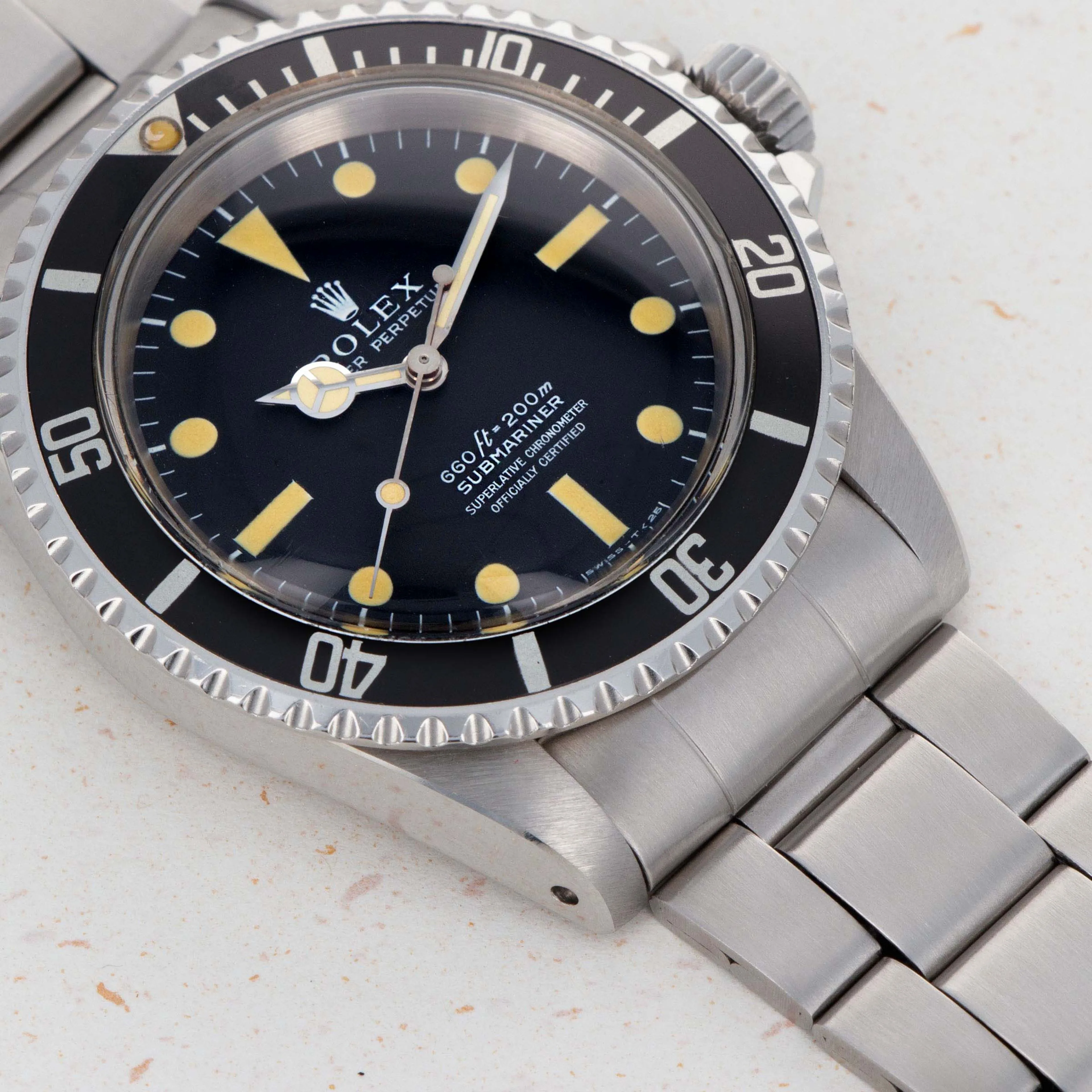 Rolex Submariner 5512 40mm Stainless steel Black 1