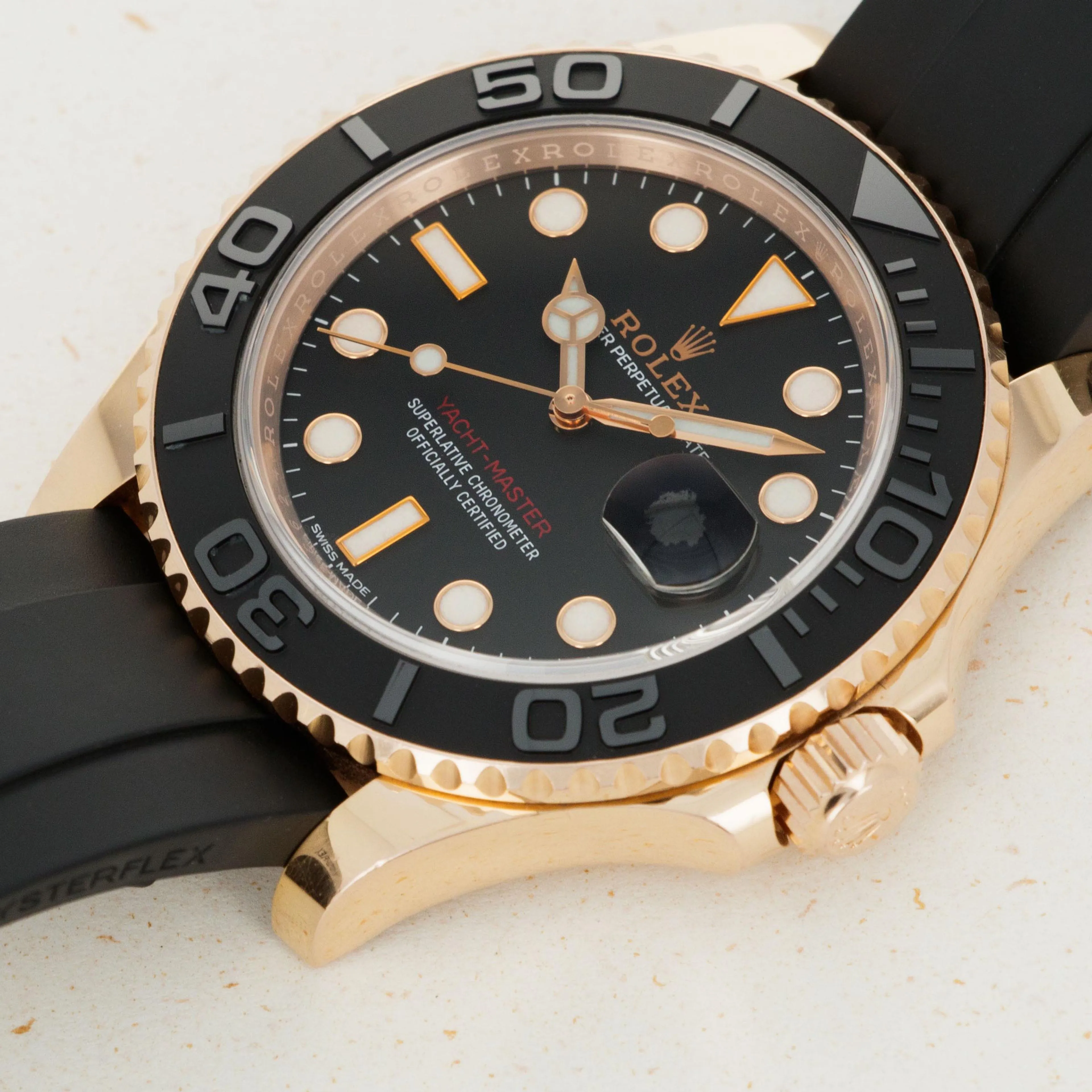 Rolex Yacht-Master 40 116655 40mm Everose gold Black 2