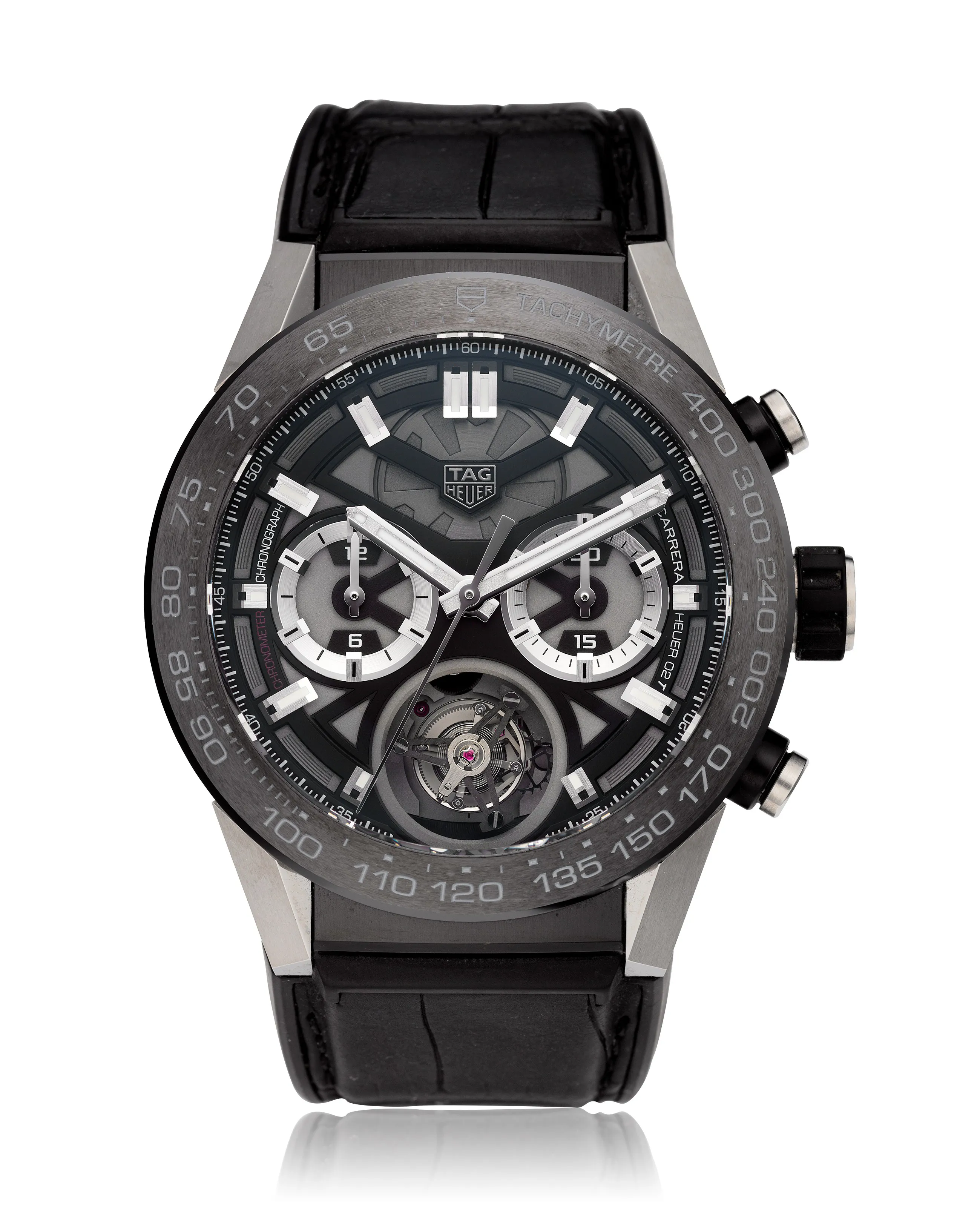 TAG Heuer Carrera CAR5A8Y.FC6377 45mm Ceramic and Titanium Black