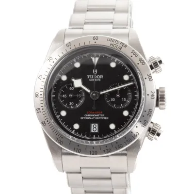 Tudor Black Bay Chronograph 79350 41mm Stainless steel Black