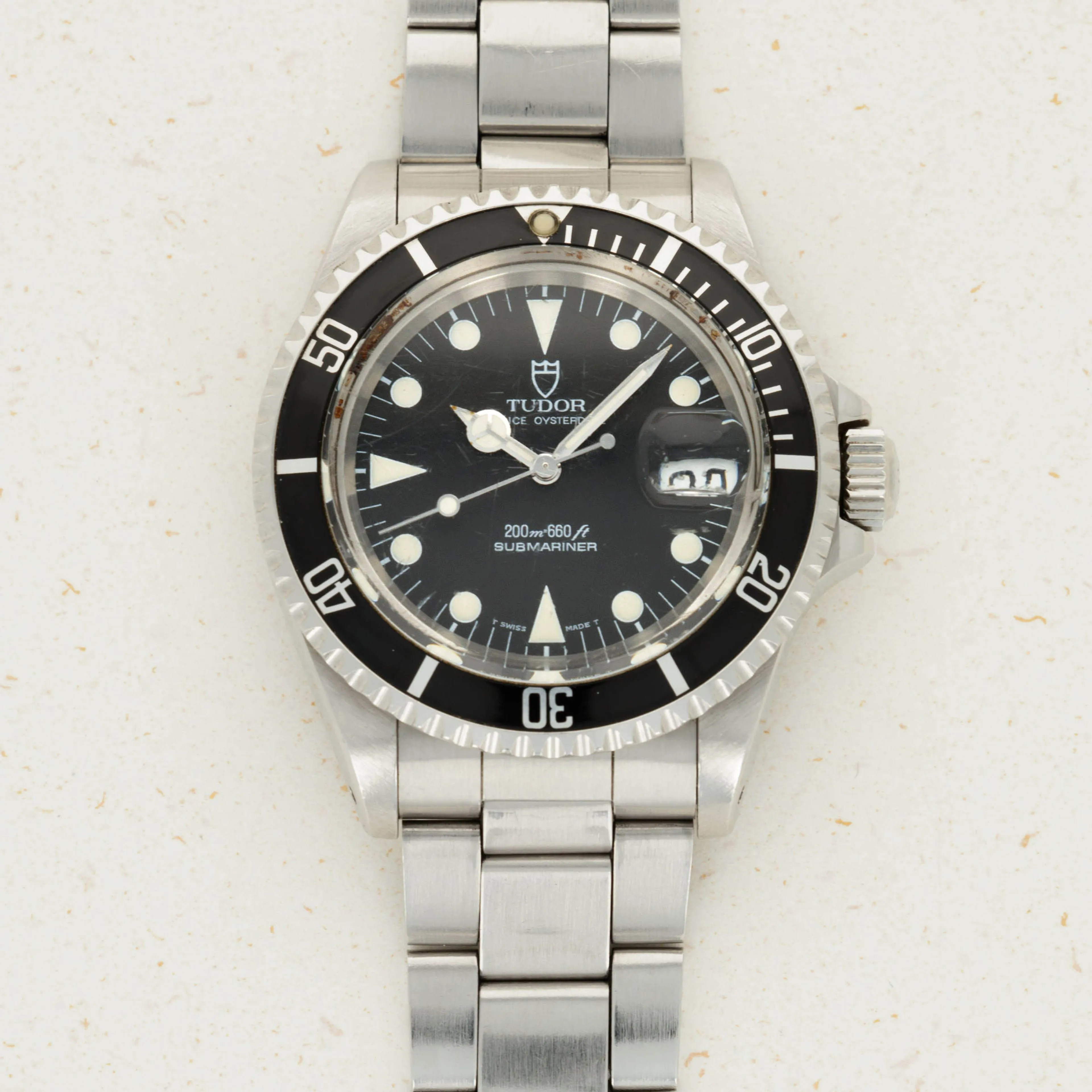 Tudor Submariner 79090 40mm Stainless steel Black