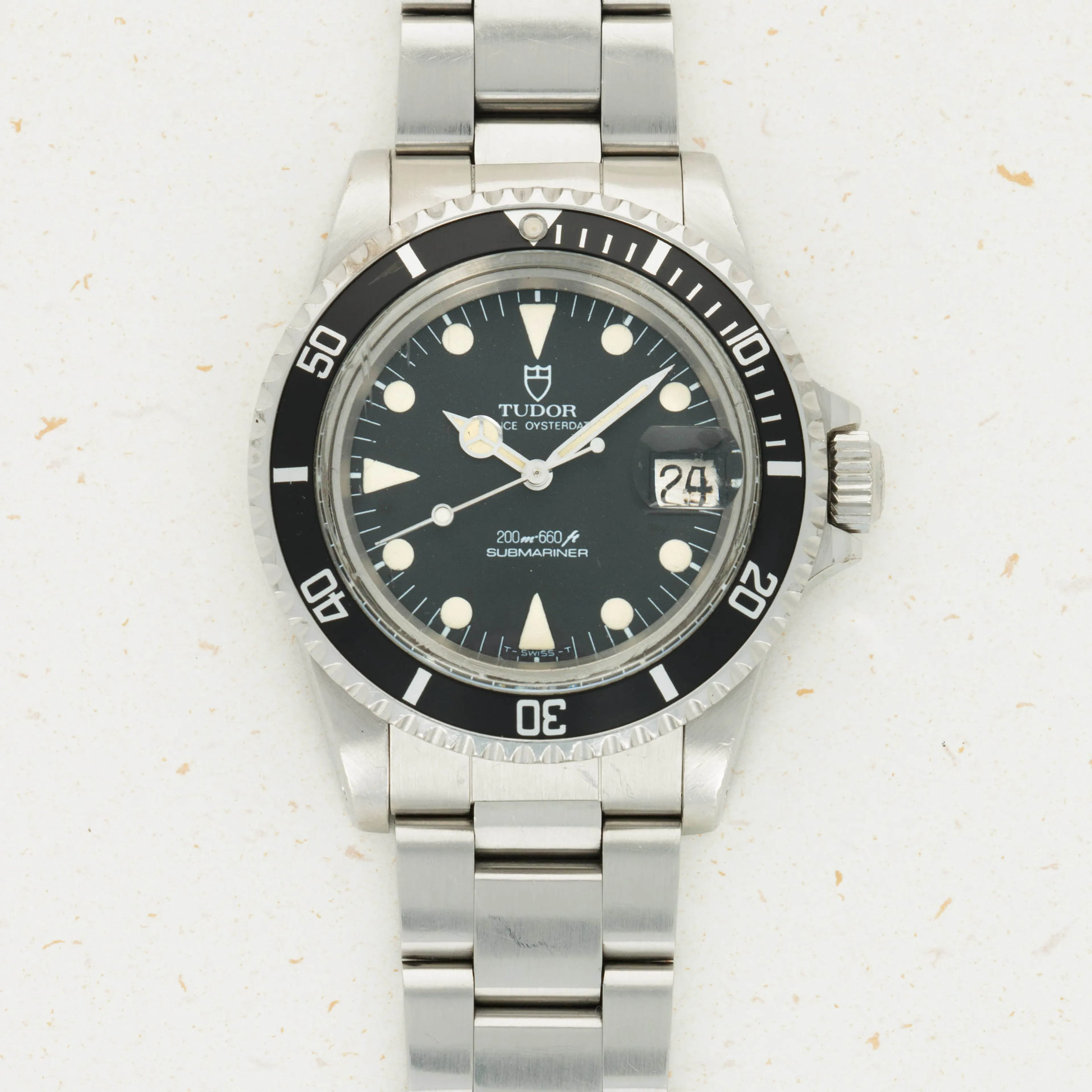 Tudor Submariner 79090 40mm Stainless steel Black