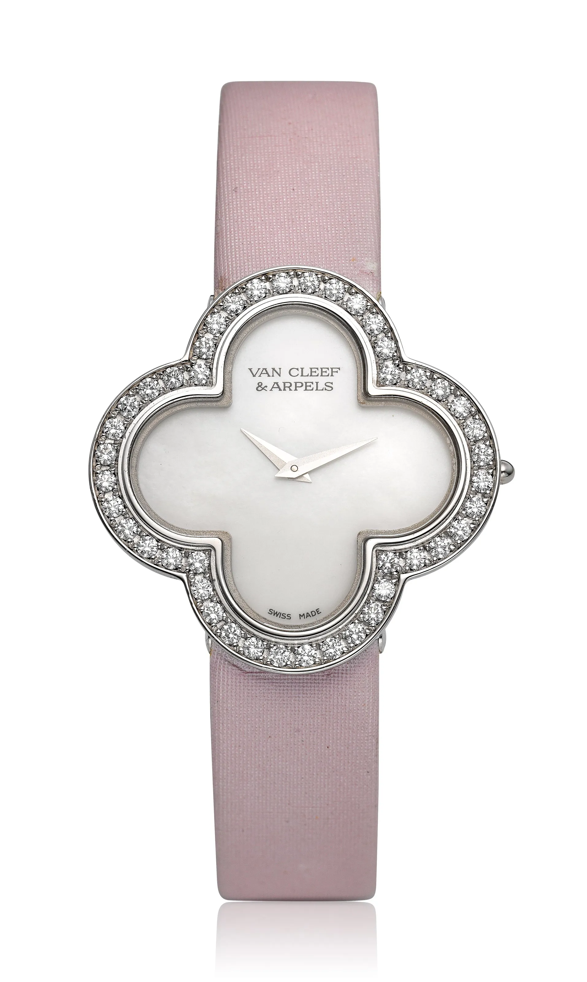 Van Cleef & Arpels Alhambra 30mm White gold and Diamond Mother-of-pearl