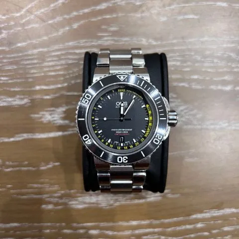 Oris Aquis Depth Gauge 01 733 7675 4154 45.8mm Stainless steel Black