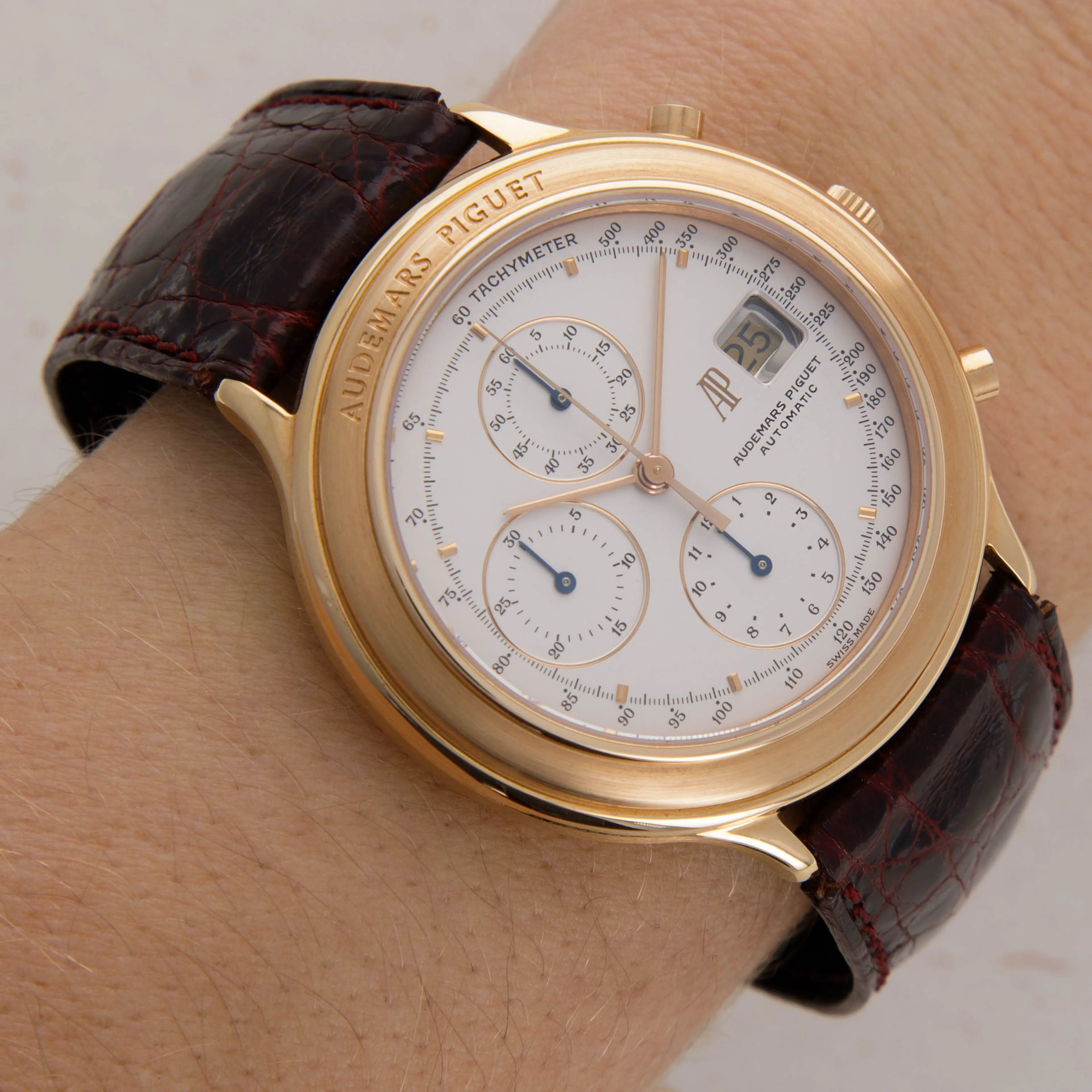 Audemars Piguet Huitième Chronograph 25644 40.5mm Rose gold White 16