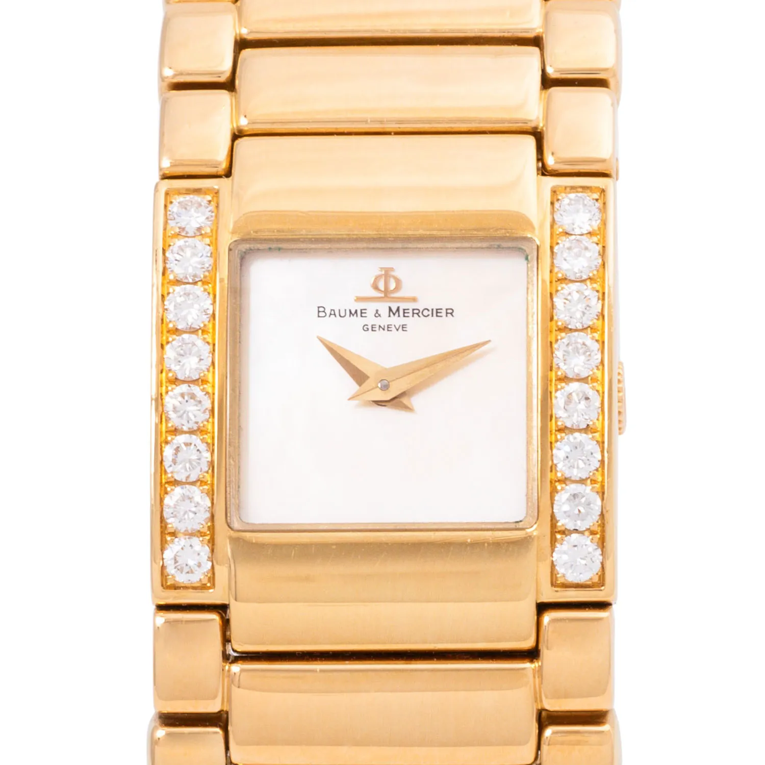 Baume & Mercier Catwalk MV025206 21mm Yellow gold and Diamond Mother-of-pearl