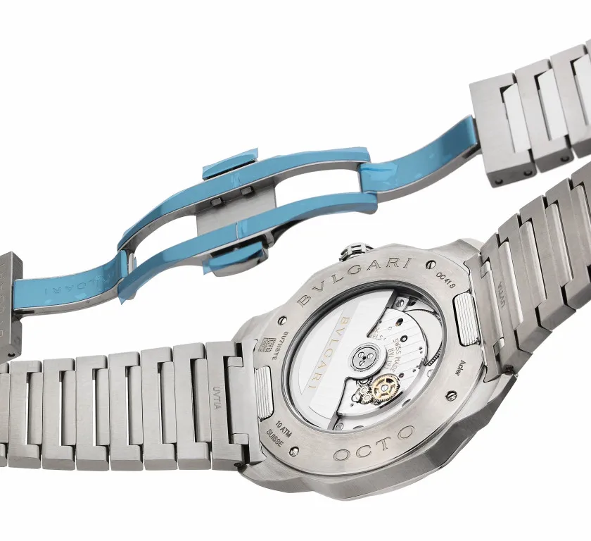 Bulgari Octo OC41S 43mm Stainless steel Blue 1