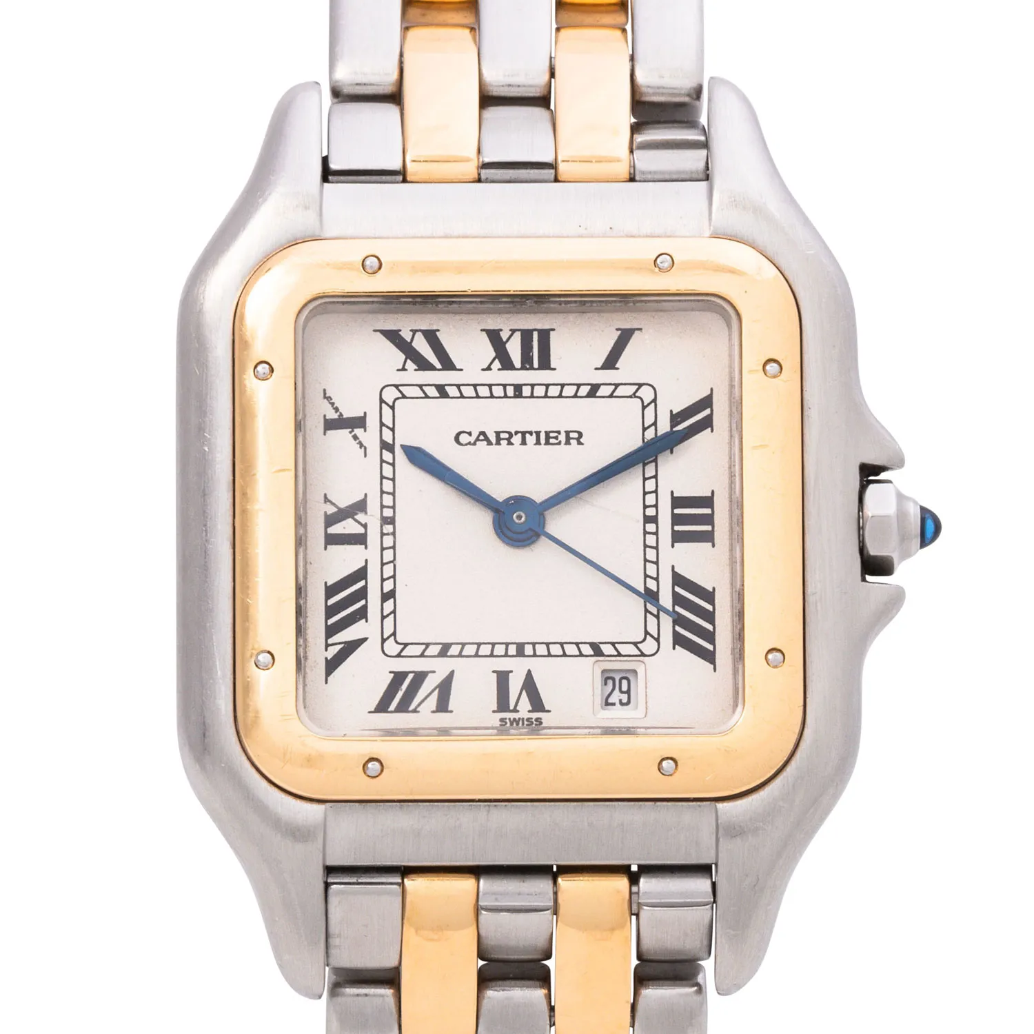 Cartier Panthère 187949 26mm Yellow gold and stainless steel White