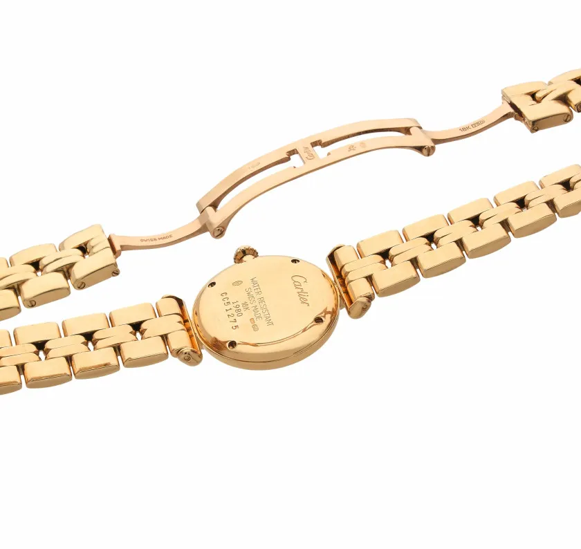 Cartier Colisee 24mm Yellow gold and Diamond Cream 1