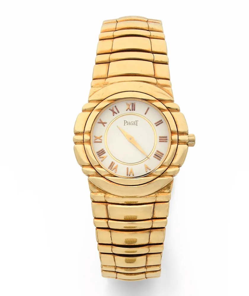 Piaget Tanagra A090 25mm Yellow gold White