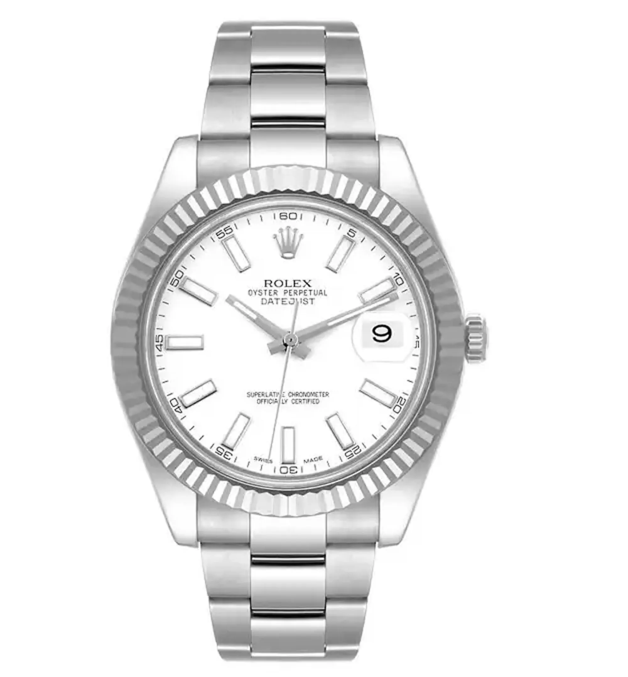 Rolex Datejust II 116334 41mm Stainless steel White 1