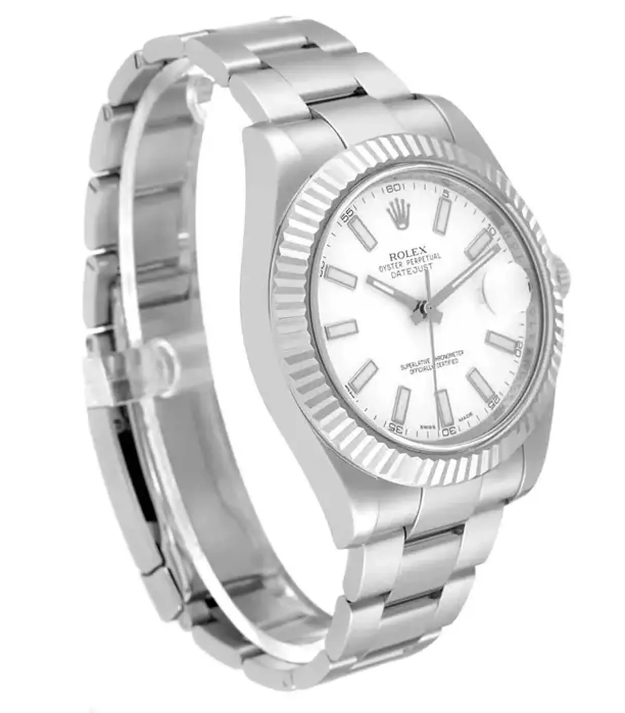 Rolex Datejust II 116334 41mm Stainless steel White 2