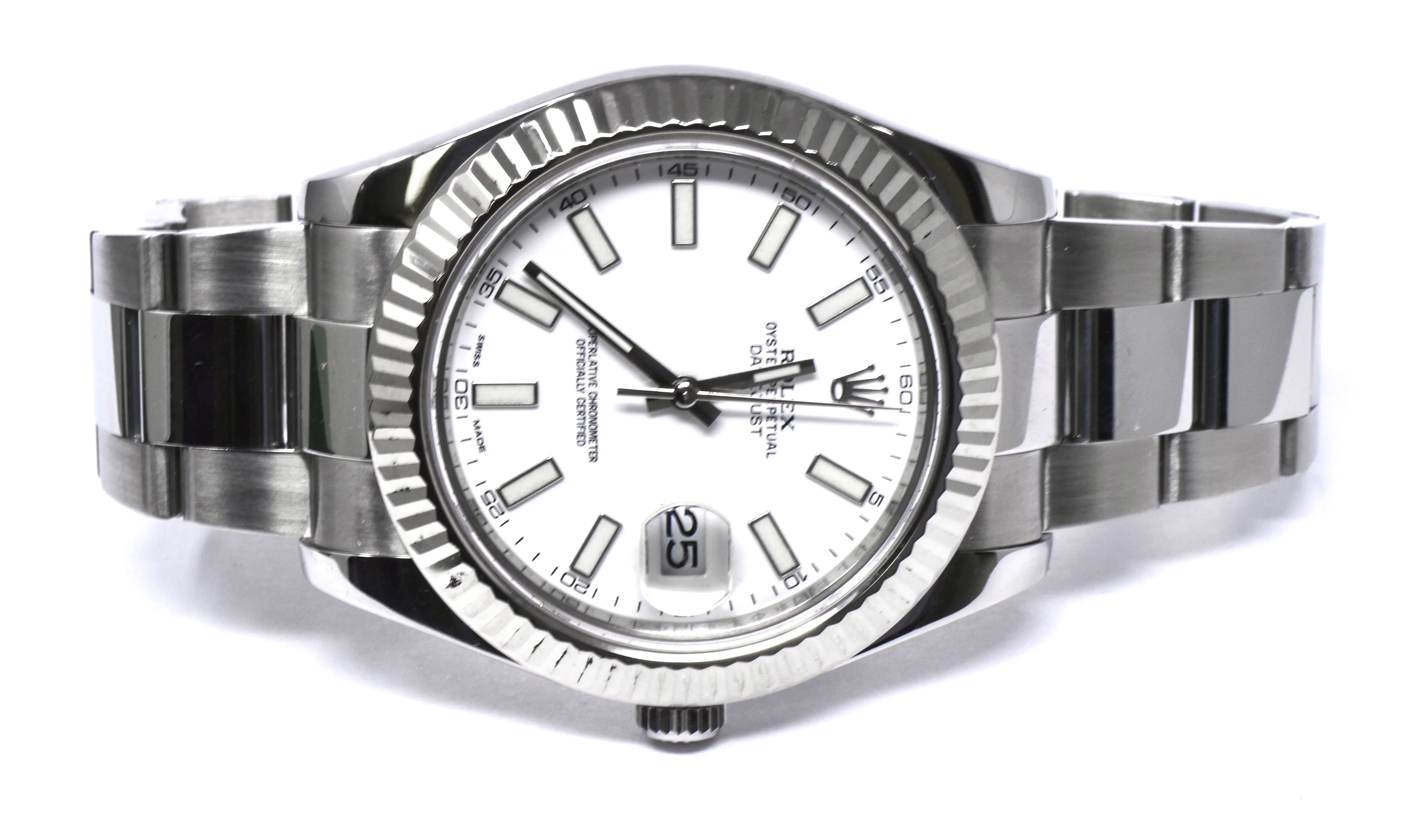 Rolex Datejust II 116334 41mm Stainless steel White 9