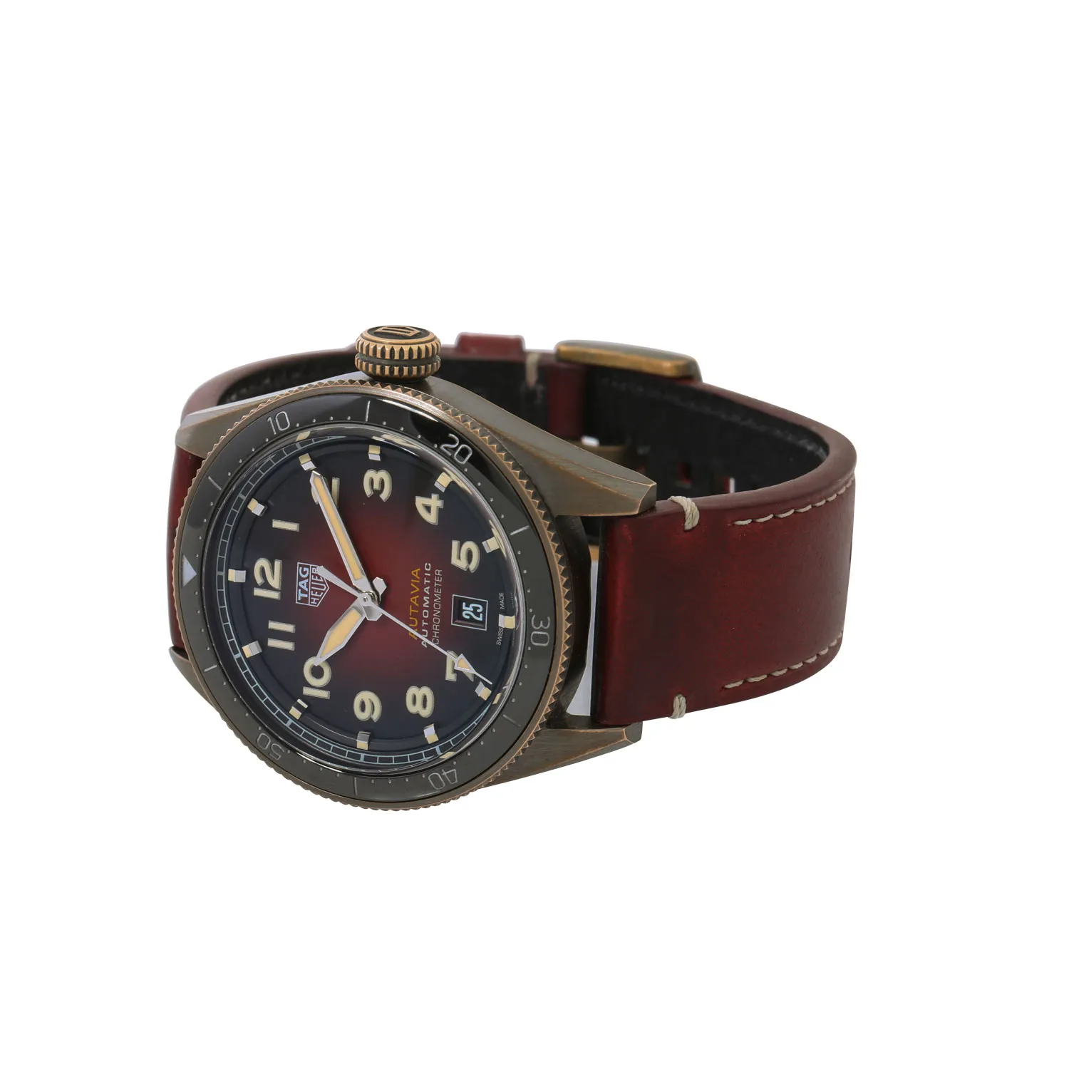 TAG Heuer Autavia WBE5192.FC8300 43mm Bronze Red 6