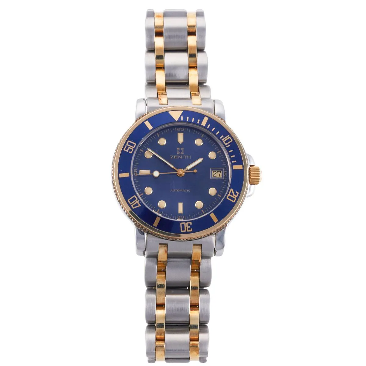 Zenith Rainbow 58.0370.462 34mm Yellow gold and Stainless steel Blue