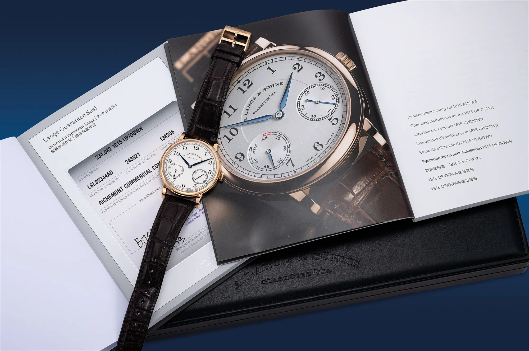 A. Lange & Söhne 1815 234.032 39mm Rose gold White 1