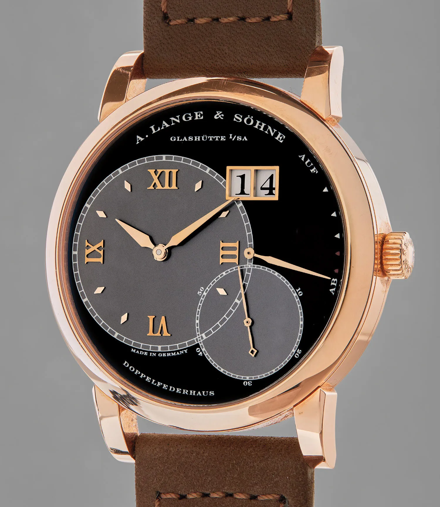 A. Lange & Söhne Grand Lange 1 115.031 42mm Rose gold Black