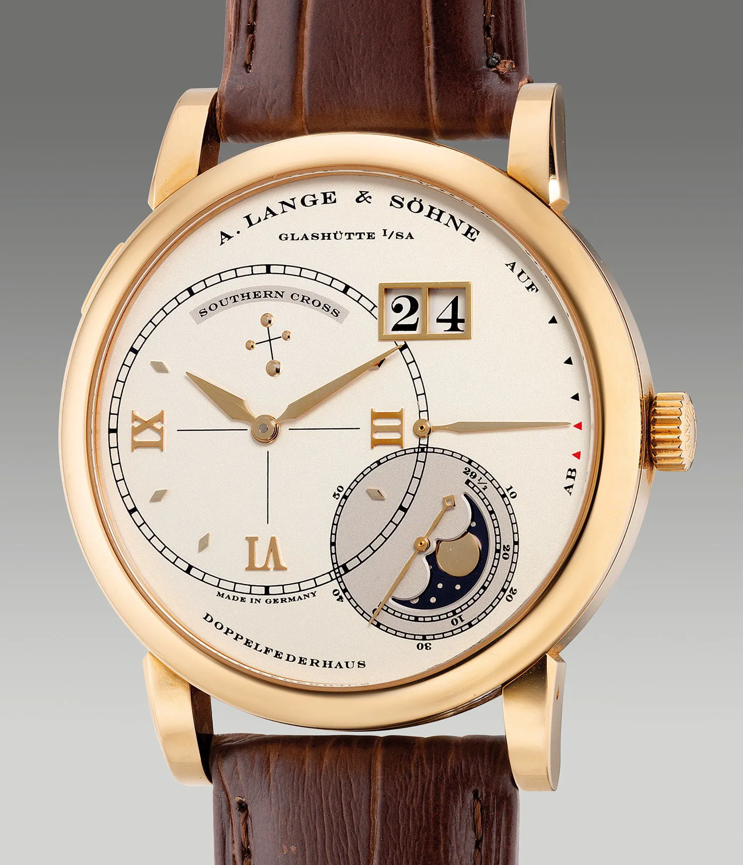 A. Lange & Söhne Grand Lange 1 119.032 42mm Rose gold Silver