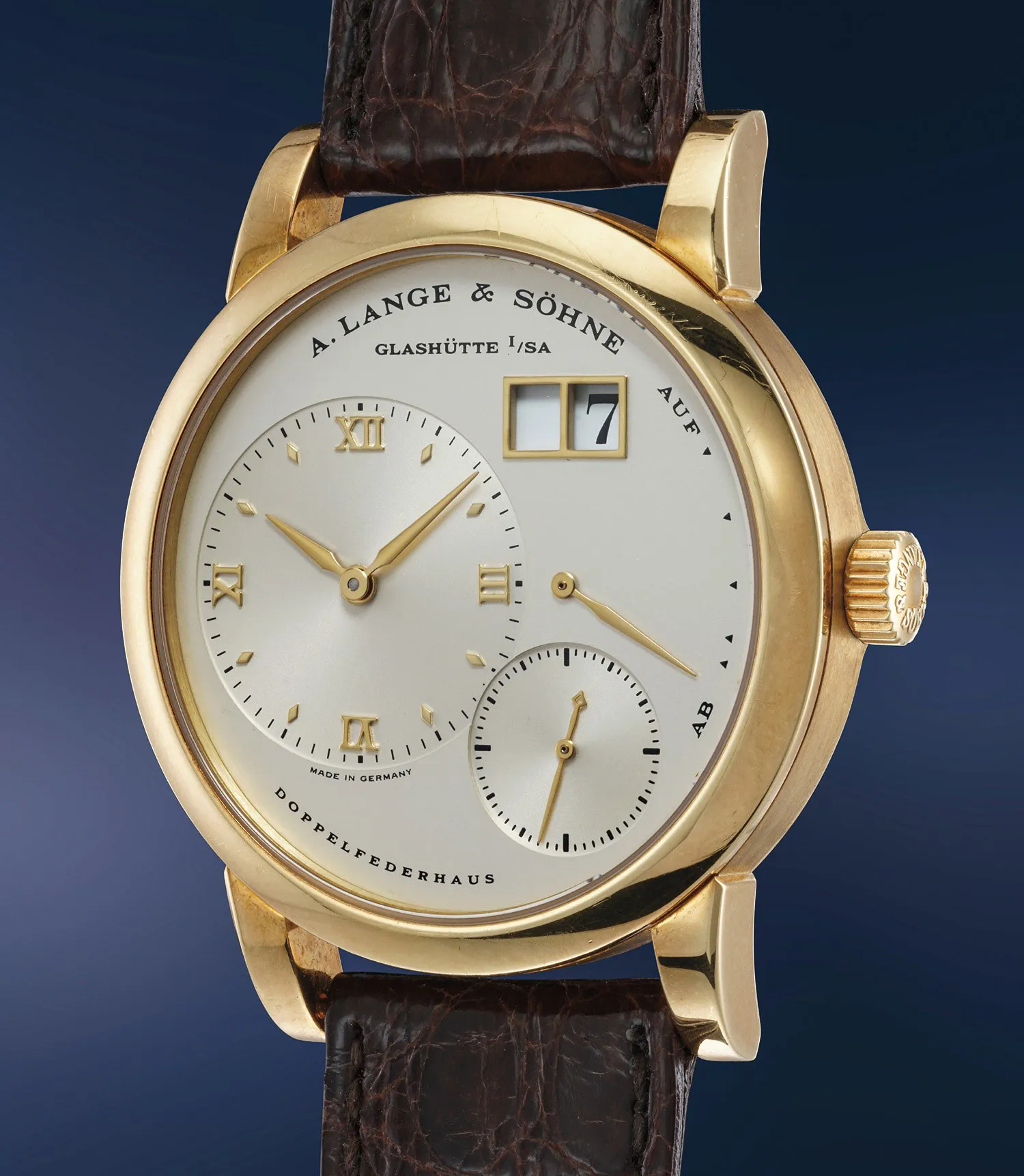 A. Lange & Söhne Lange 1 101.021 38.5mm Yellow gold Silver