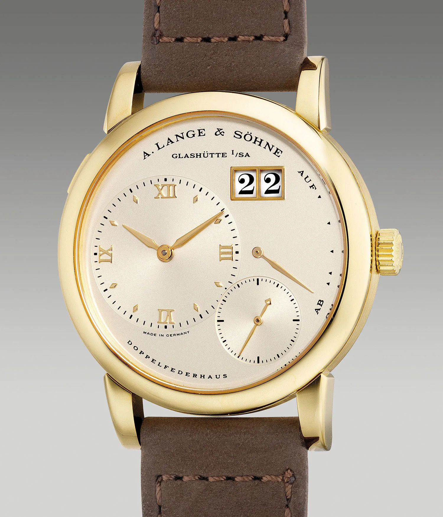 A. Lange & Söhne Lange 1 101.021 38.5mm Yellow gold Silver