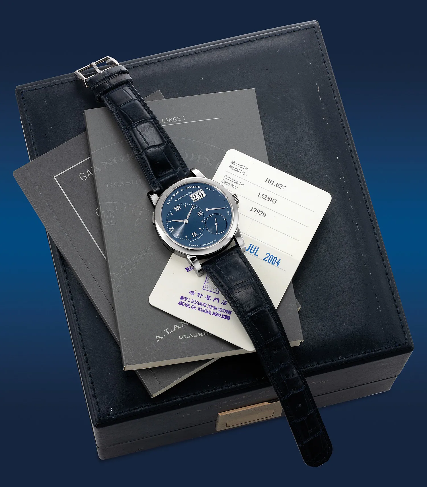 A. Lange & Söhne Lange 1 101.027 38.5mm White gold Blue 1