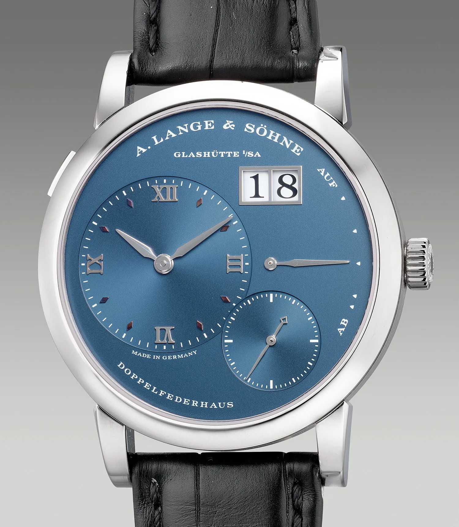 A. Lange & Söhne Lange 1 191.028 38.5mm White gold Blue